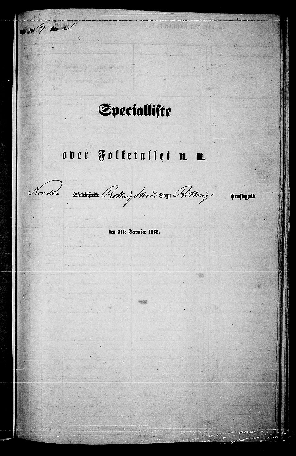 RA, Folketelling 1865 for 0632P Rollag prestegjeld, 1865, s. 39