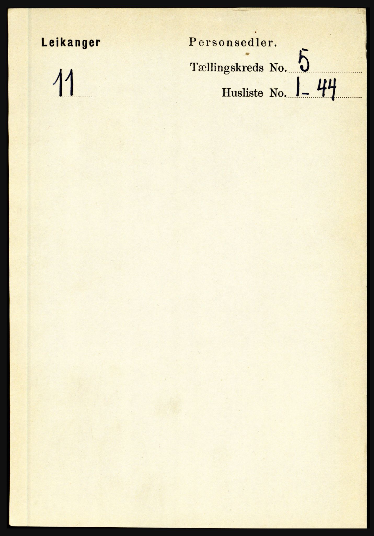 RA, Folketelling 1891 for 1419 Leikanger herred, 1891, s. 873