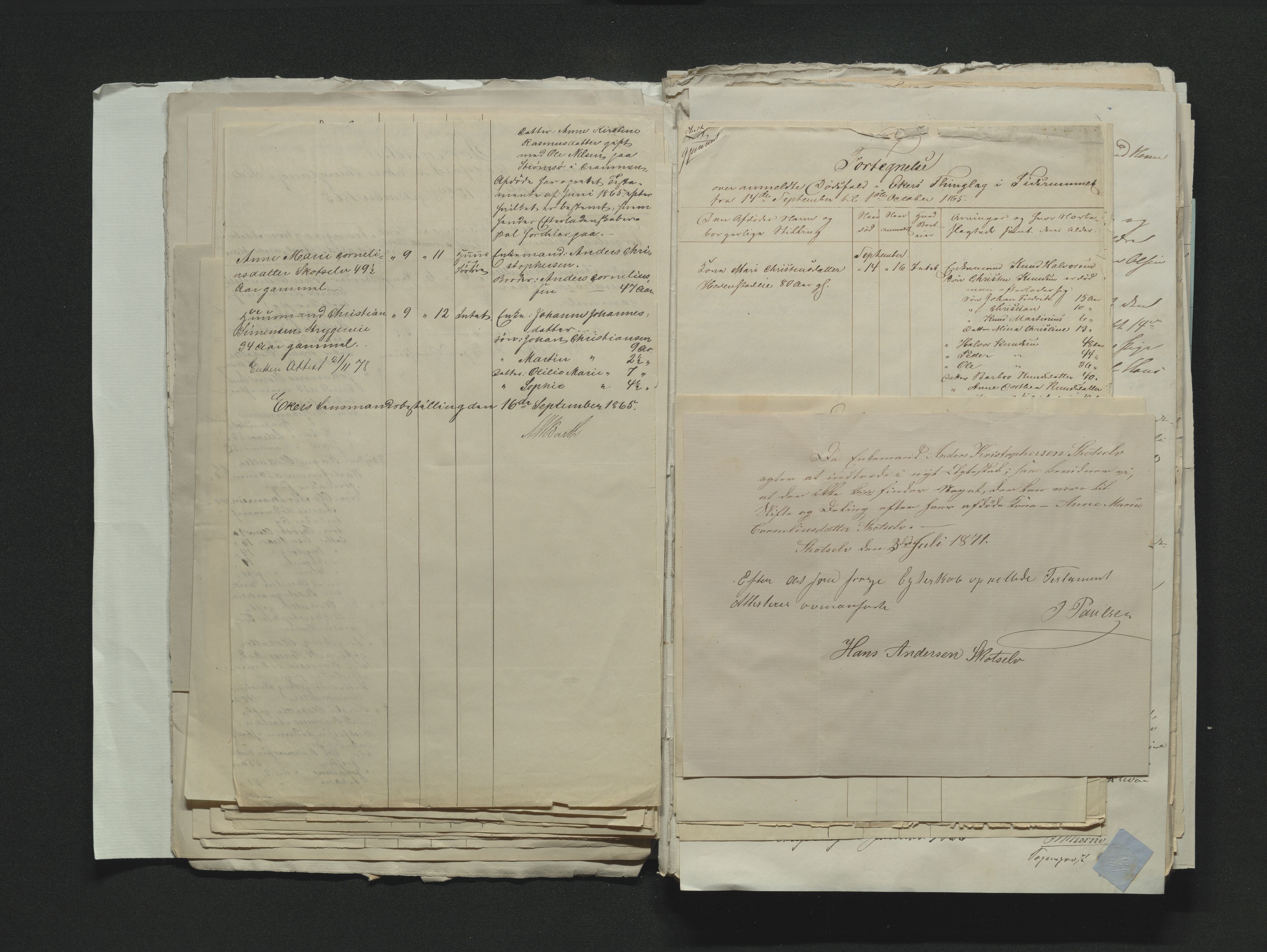 Eiker, Modum og Sigdal sorenskriveri, AV/SAKO-A-123/H/Ha/Hab/L0011: Dødsfallsmeldinger, 1862-1865, s. 549