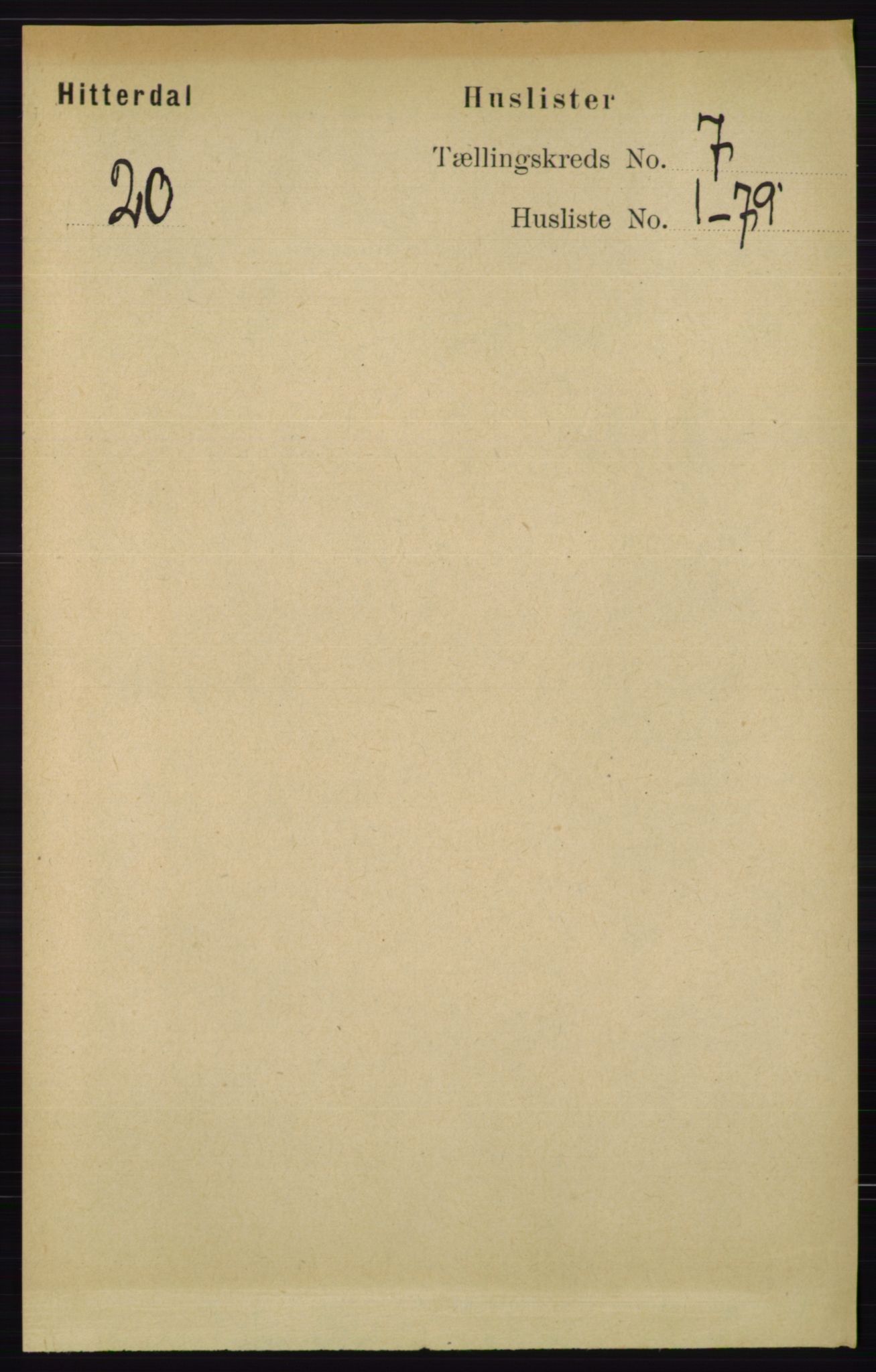 RA, Folketelling 1891 for 0823 Heddal herred, 1891, s. 2947