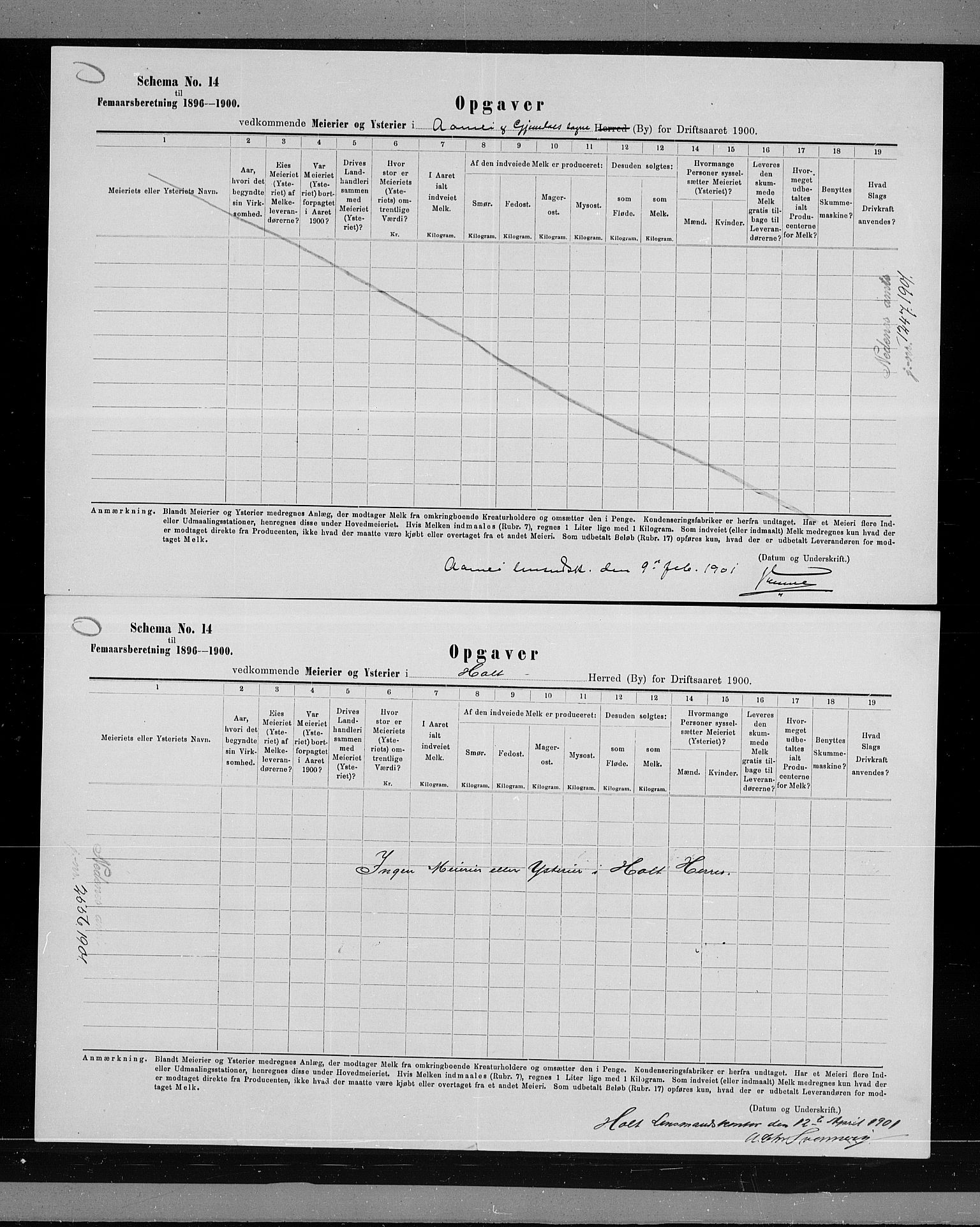 Statistisk sentralbyrå, Næringsøkonomiske emner, Generelt - Amtmennenes femårsberetninger, AV/RA-S-2233/F/Fa/L0096: --, 1896-1900, s. 4