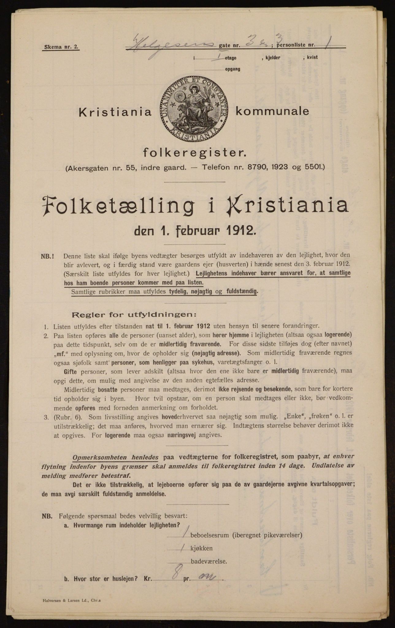 OBA, Kommunal folketelling 1.2.1912 for Kristiania, 1912, s. 37823