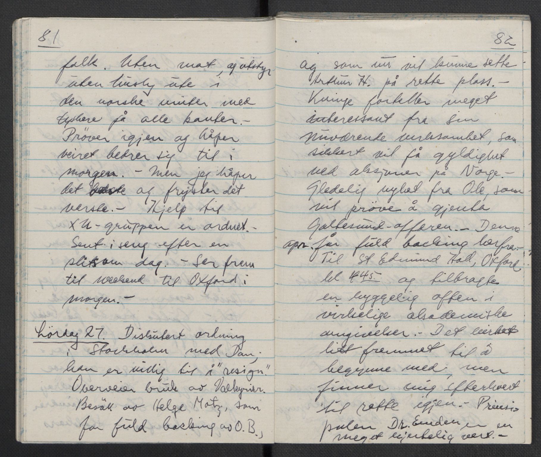 Tronstad, Leif, AV/RA-PA-0354/F/L0001: Dagbøker, 1941-1945, s. 393