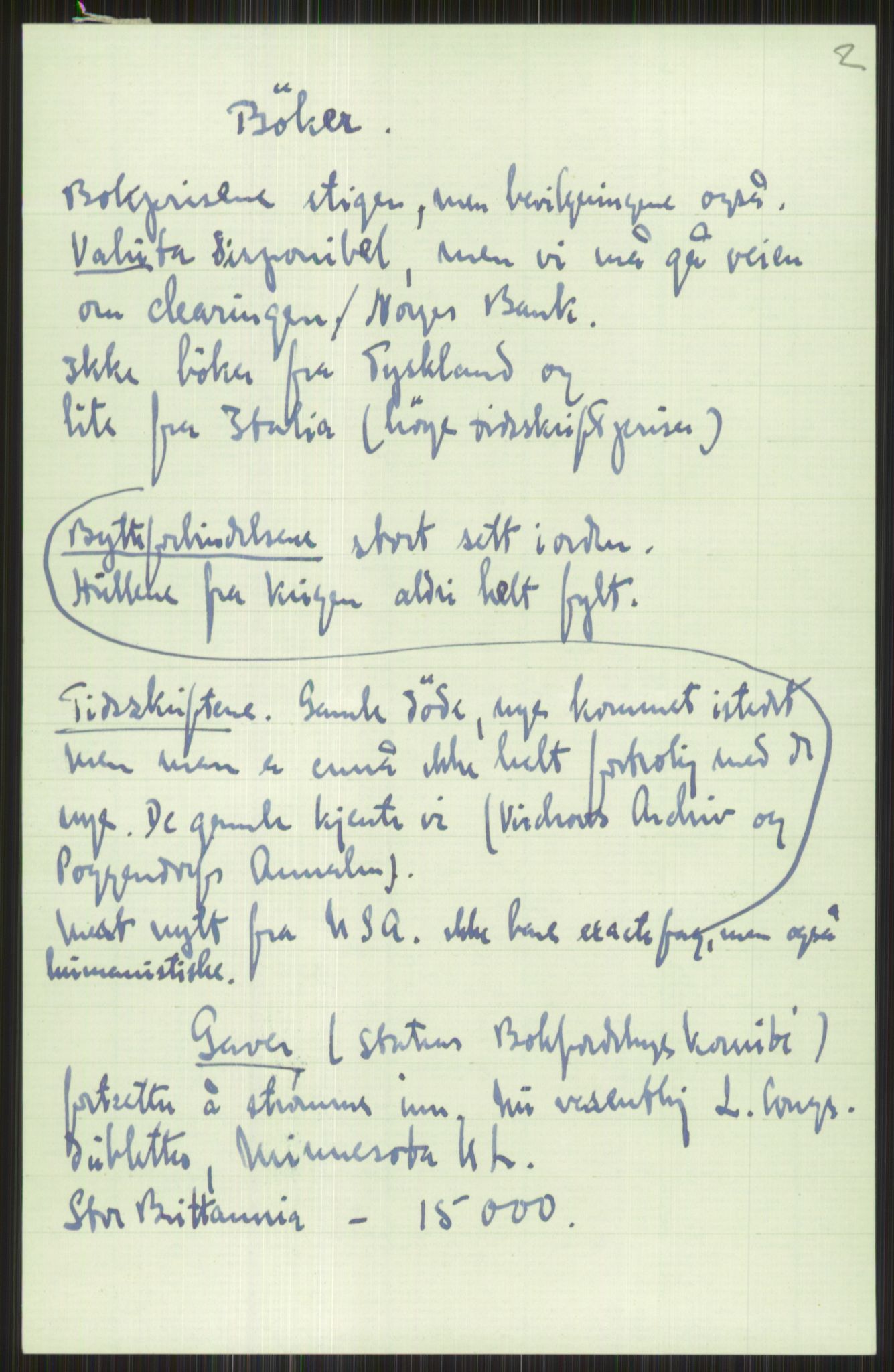 Universitetsbiblioteket i Oslo, AV/RA-S-4102/E/Ea/L0002/0001: -- / Norske bibliotekmøter, 1945-1954, s. 524