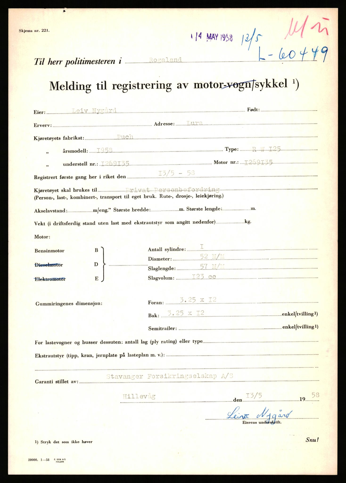 Stavanger trafikkstasjon, AV/SAST-A-101942/0/F/L0059: L-60000 - L-60699, 1930-1971, s. 1315