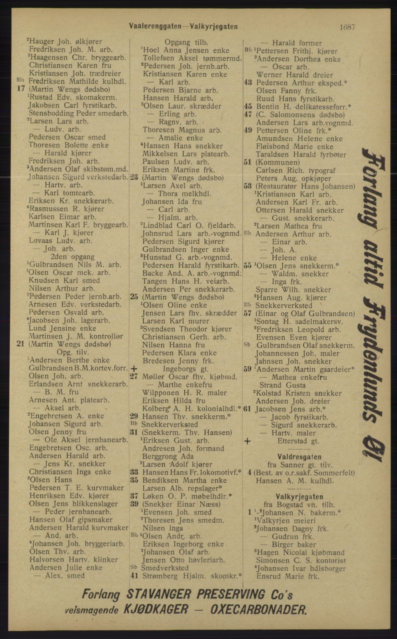 Skanna materiale: Kristiania/Oslo adressebok, PUBL/-, 1913, s. 1643 ...