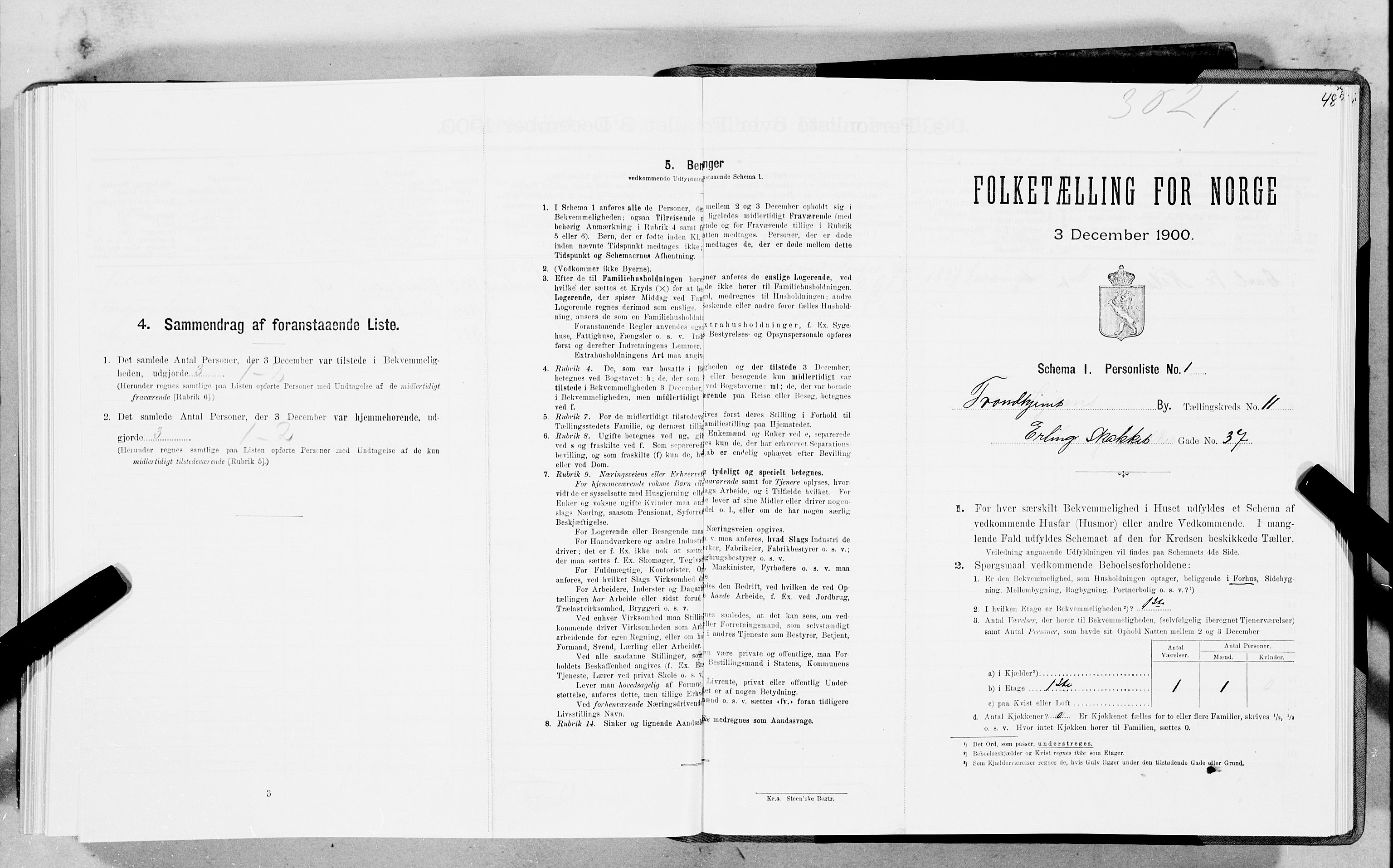SAT, Folketelling 1900 for 1601 Trondheim kjøpstad, 1900, s. 1971