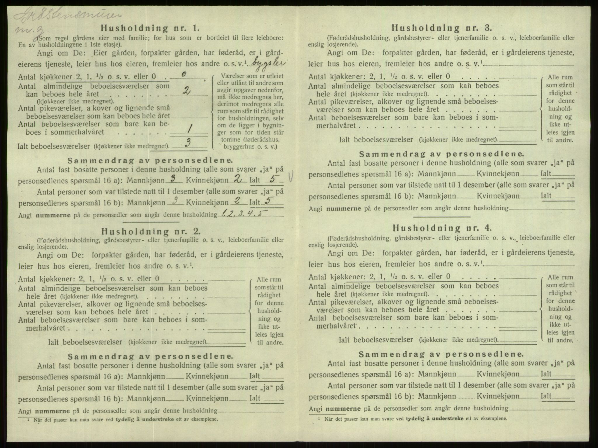 SAB, Folketelling 1920 for 1443 Eid herred, 1920, s. 1118