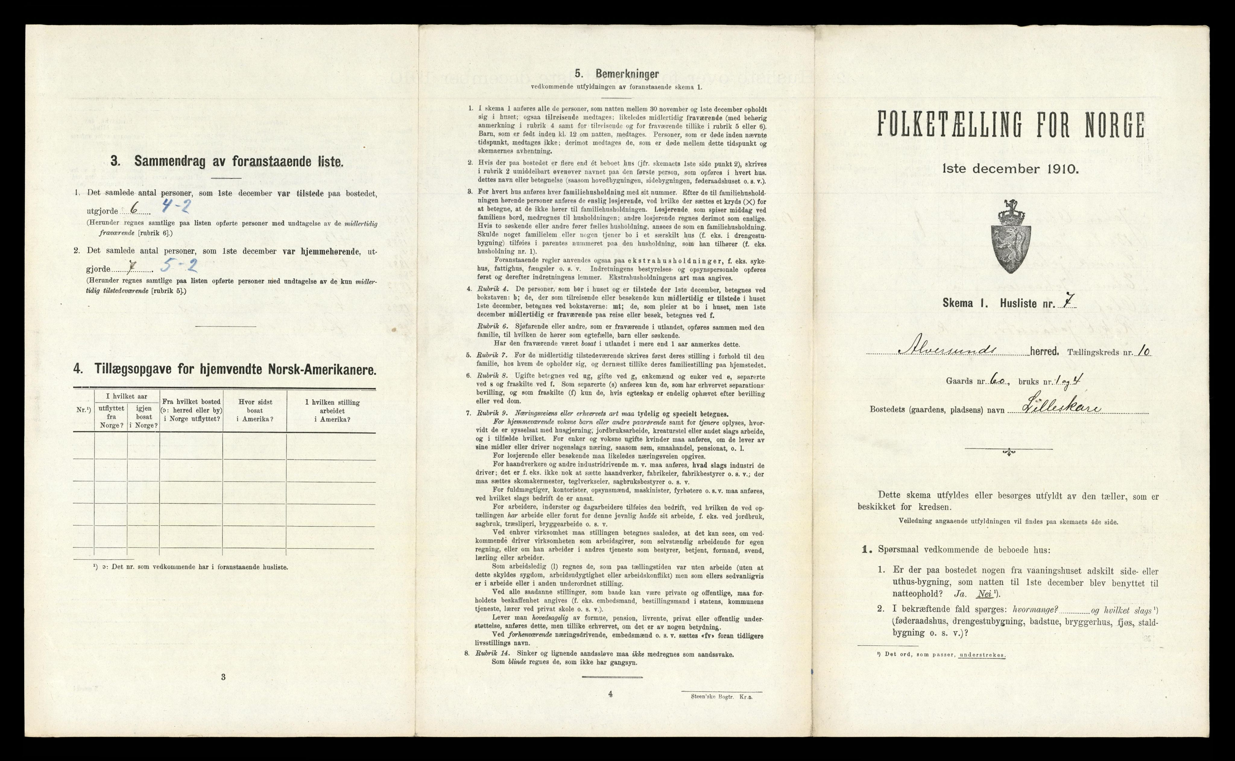 RA, Folketelling 1910 for 1257 Alversund herred, 1910, s. 774