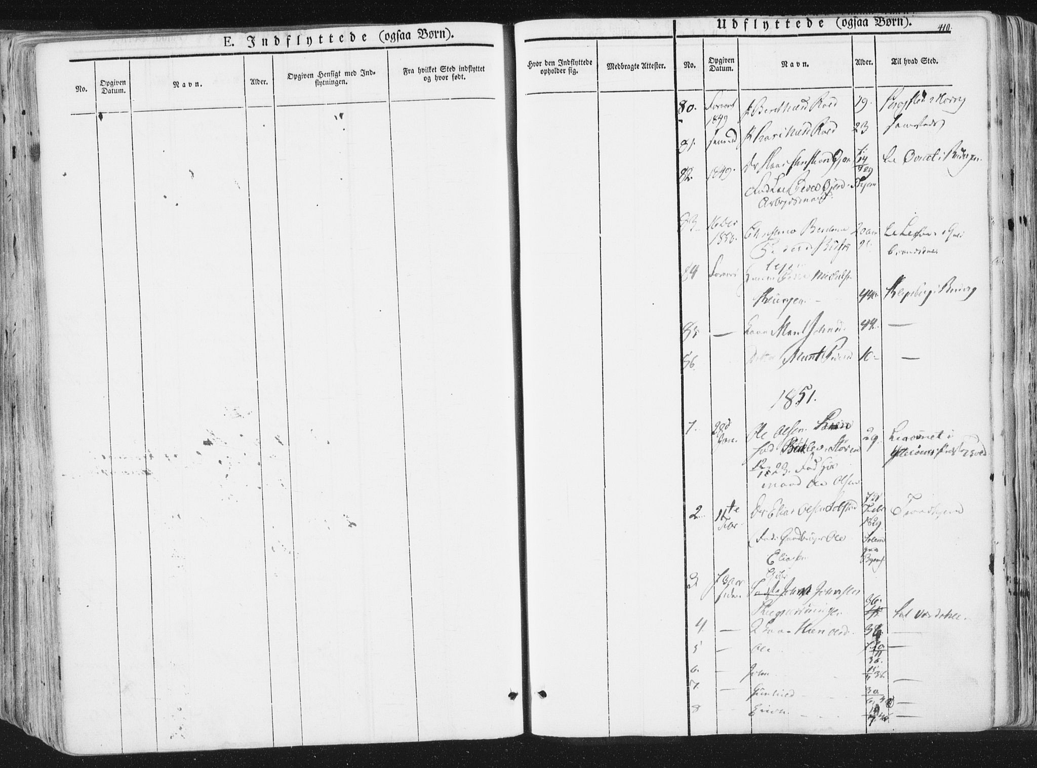 Ministerialprotokoller, klokkerbøker og fødselsregistre - Sør-Trøndelag, SAT/A-1456/691/L1074: Ministerialbok nr. 691A06, 1842-1852, s. 410