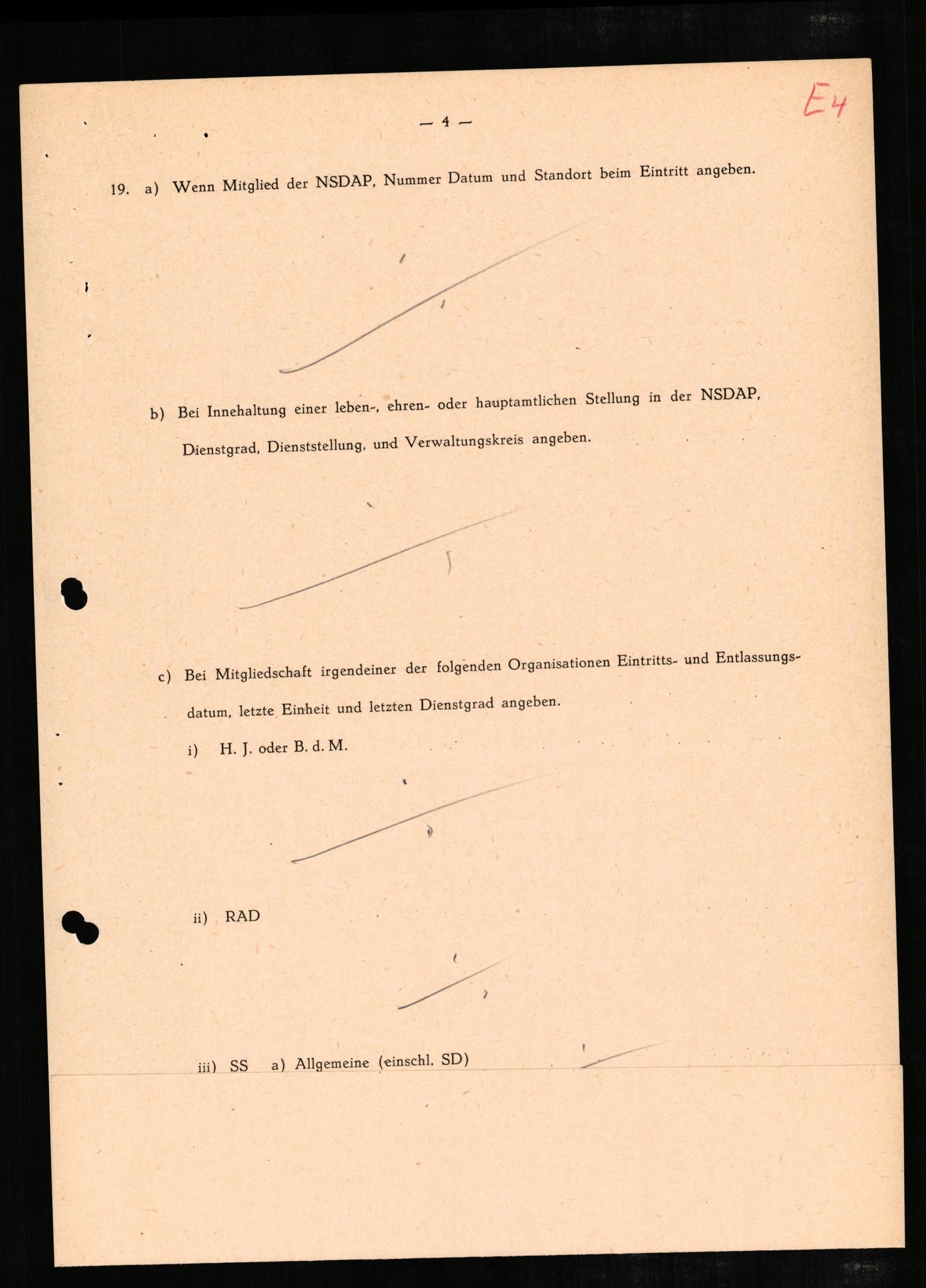 Forsvaret, Forsvarets overkommando II, RA/RAFA-3915/D/Db/L0007: CI Questionaires. Tyske okkupasjonsstyrker i Norge. Tyskere., 1945-1946, s. 213
