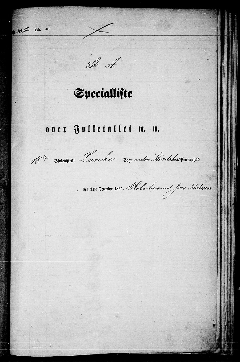 RA, Folketelling 1865 for 1714P Nedre Stjørdal prestegjeld, 1865, s. 264