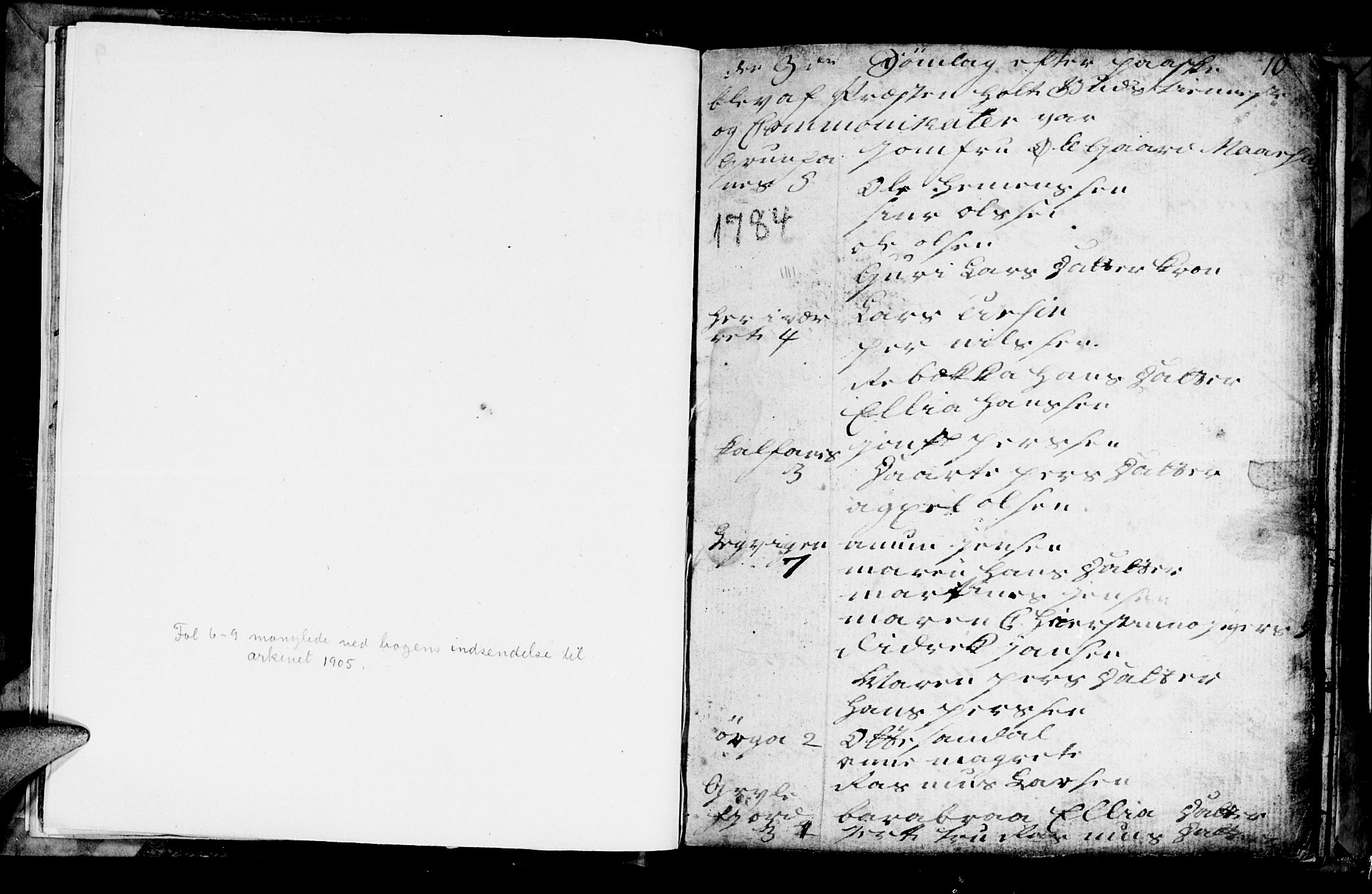 Berg sokneprestkontor, SATØ/S-1318/G/Ga/Gab/L0010klokker: Klokkerbok nr. 10, 1783-1811, s. 10