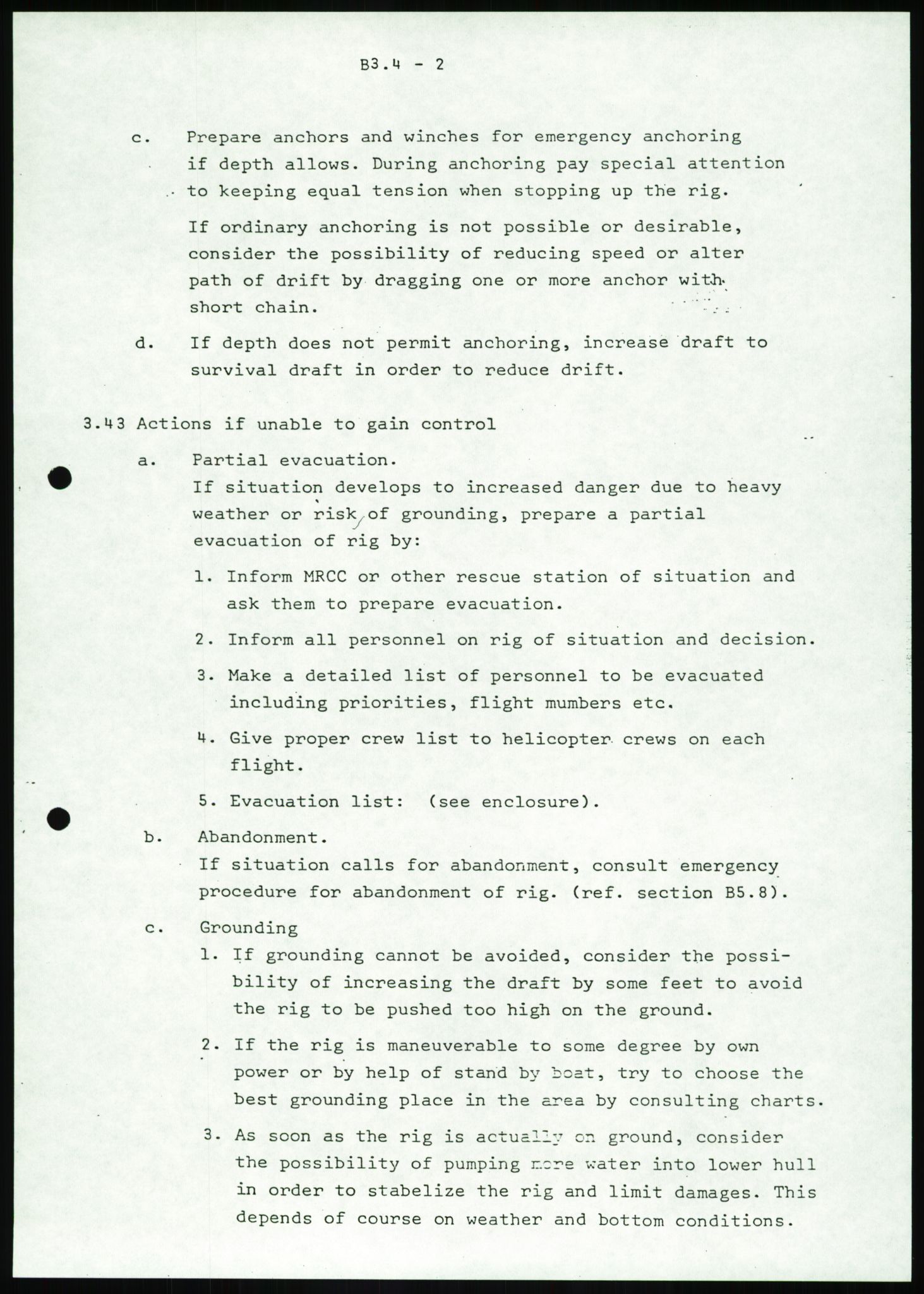 Justisdepartementet, Granskningskommisjonen ved Alexander Kielland-ulykken 27.3.1980, AV/RA-S-1165/D/L0016: O Beredskapsplaner (Doku.liste + O1-O3 av 3), 1980-1981, s. 388