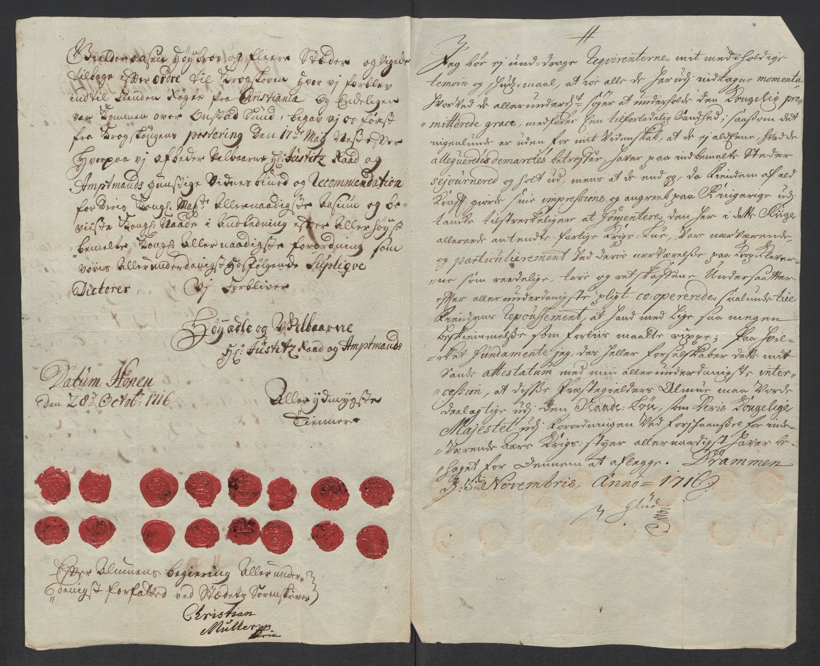 Rentekammeret inntil 1814, Reviderte regnskaper, Fogderegnskap, AV/RA-EA-4092/R23/L1474: Fogderegnskap Ringerike og Hallingdal, 1716, s. 55