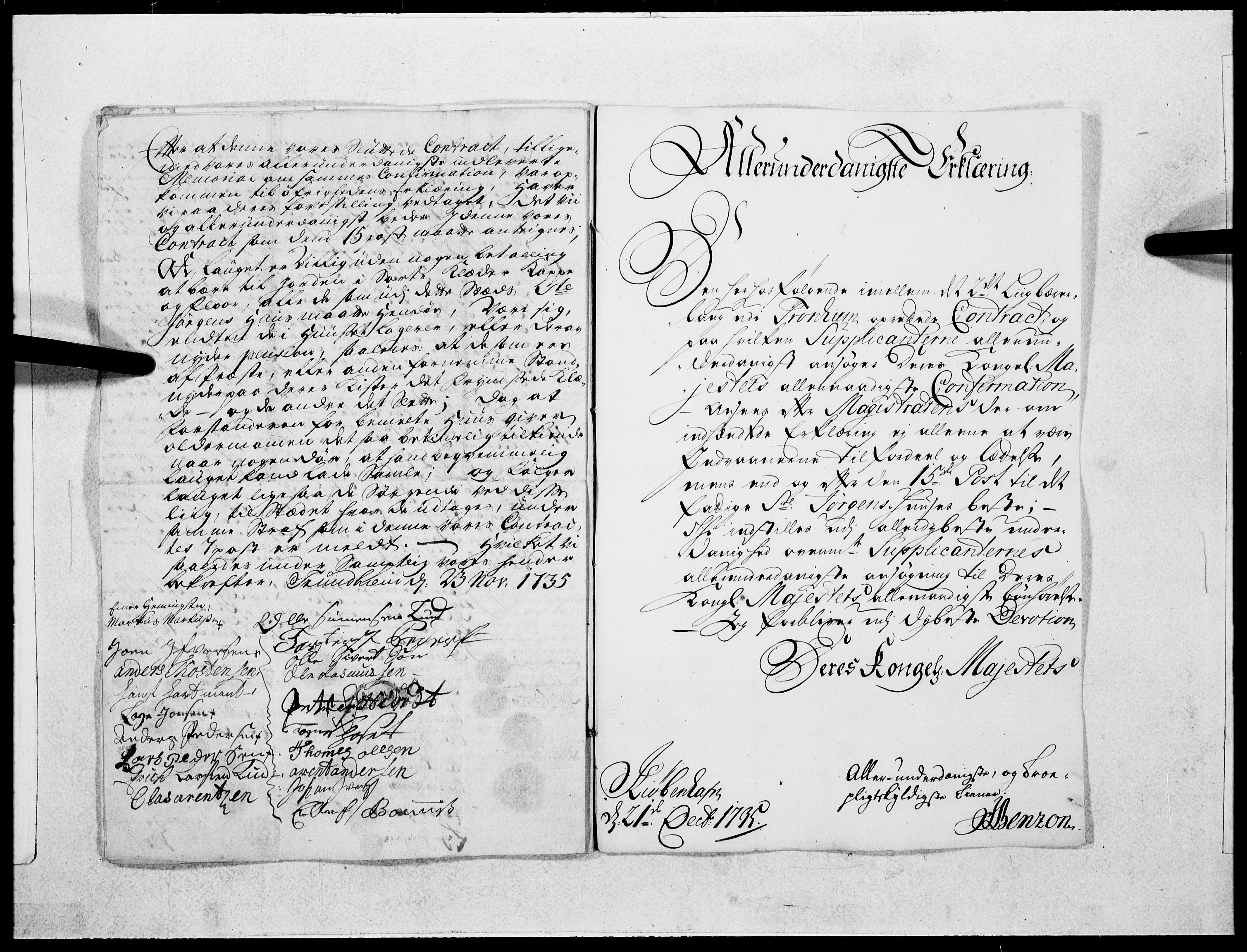 Danske Kanselli 1572-1799, AV/RA-EA-3023/F/Fc/Fcc/Fcca/L0122: Norske innlegg 1572-1799, 1736, s. 16
