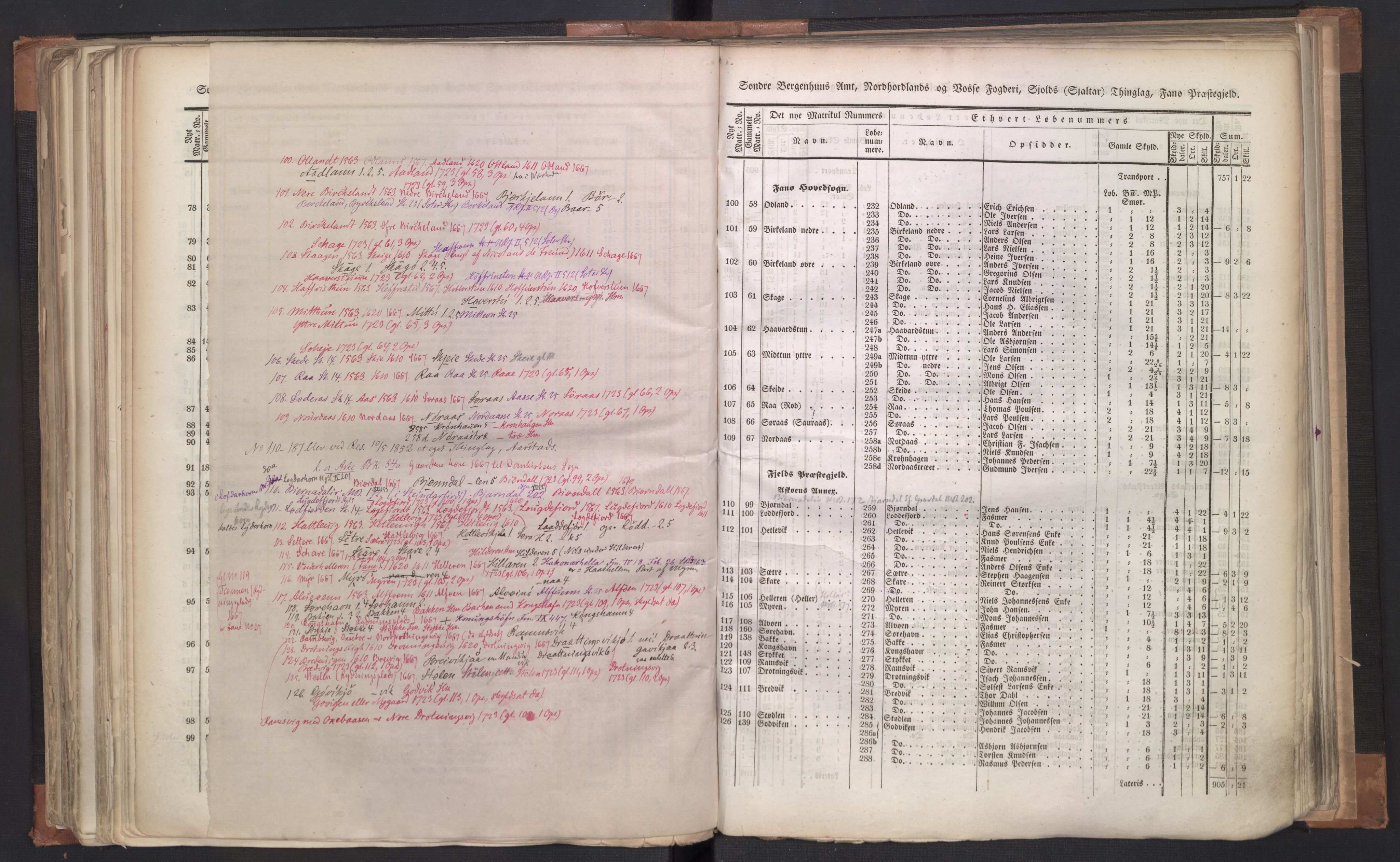 Rygh, AV/RA-PA-0034/F/Fb/L0011: Matrikkelen for 1838 - Søndre Bergenhus amt (Hordaaland fylke), 1838