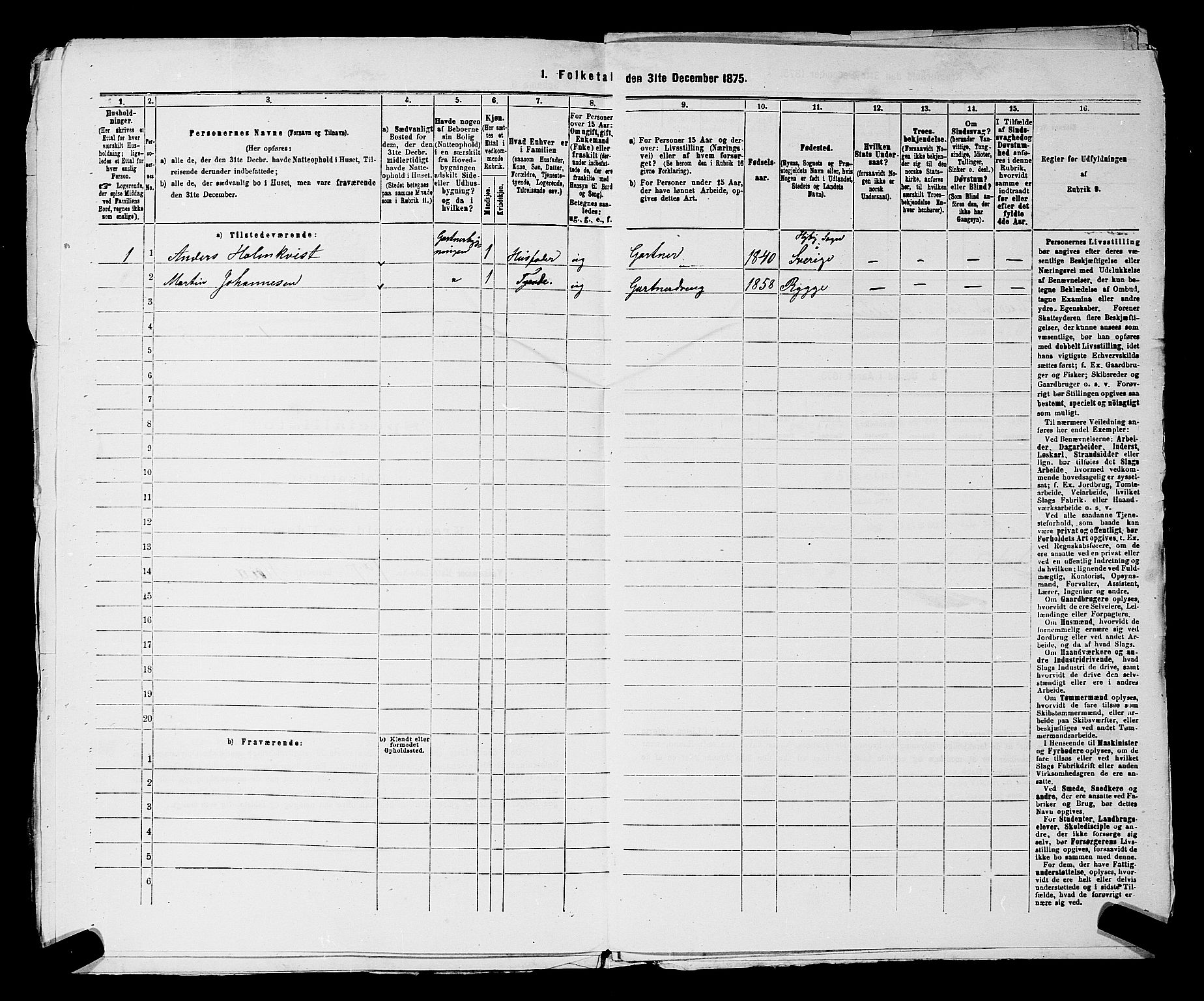 RA, Folketelling 1875 for 0218aP Vestre Aker prestegjeld, 1875, s. 162