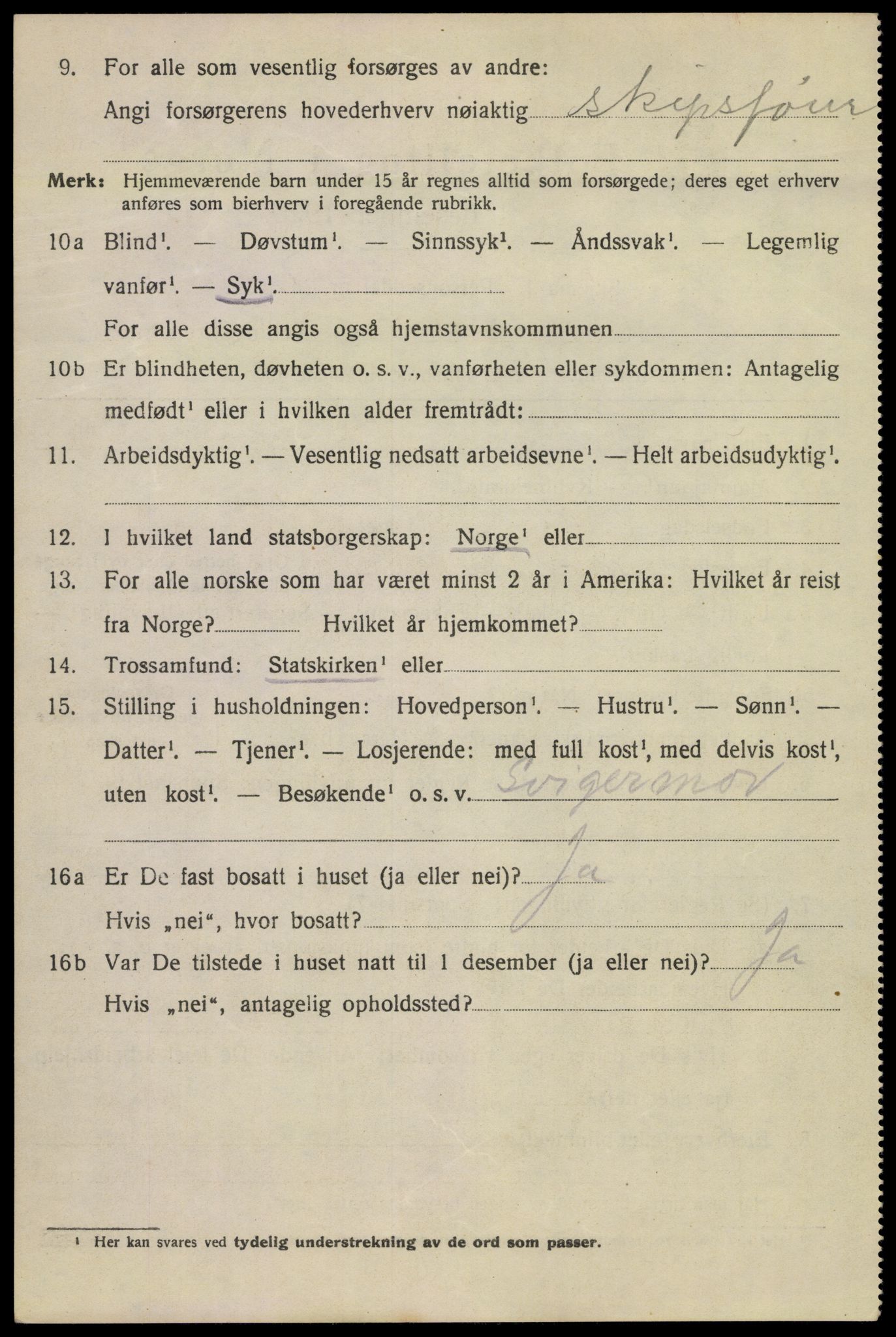 SAKO, Folketelling 1920 for 0801 Kragerø kjøpstad, 1920, s. 11048