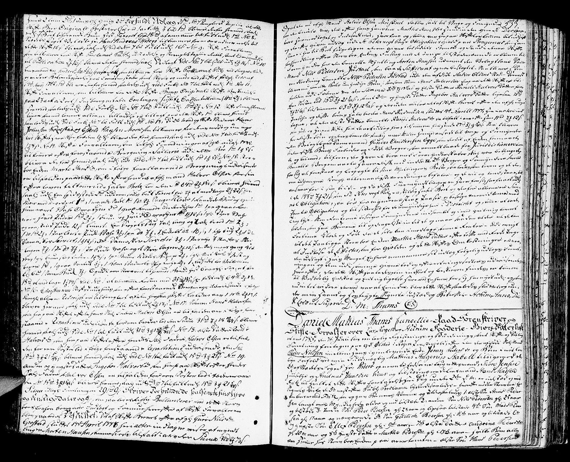 Lier, Røyken og Hurum sorenskriveri, AV/SAKO-A-89/H/Hc/L0006: Skifteprotokoll, 1773-1789, s. 532b-533a