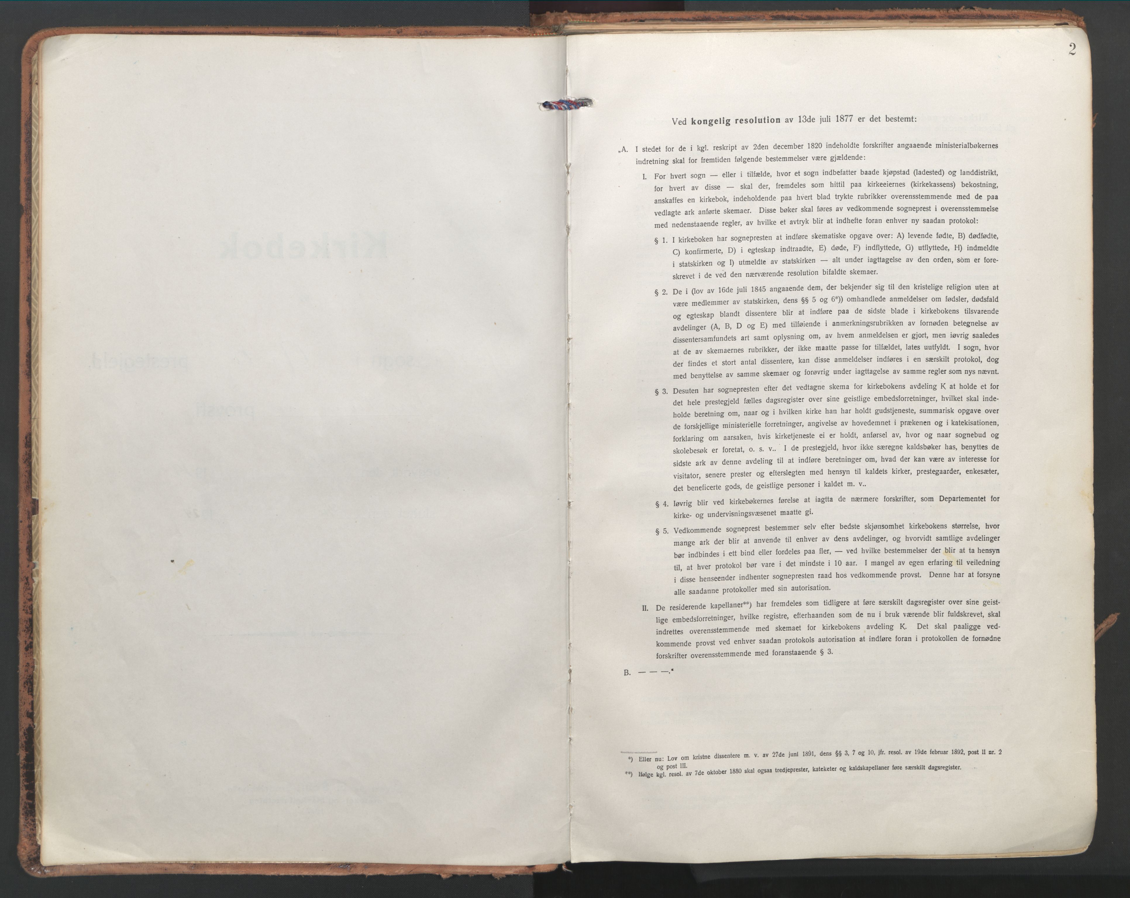 Ministerialprotokoller, klokkerbøker og fødselsregistre - Møre og Romsdal, AV/SAT-A-1454/513/L0180: Ministerialbok nr. 513A07, 1919-1929, s. 2