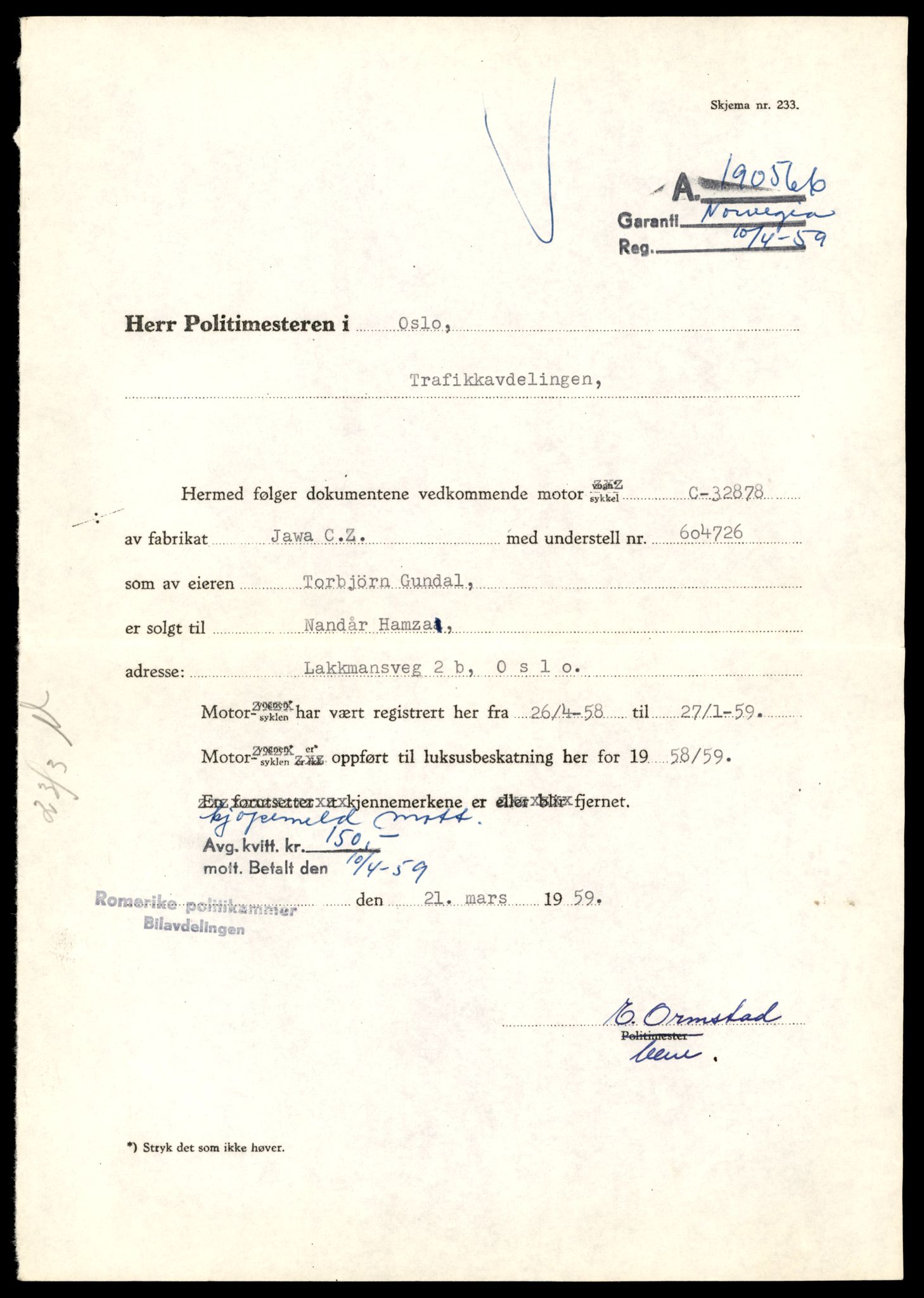 Møre og Romsdal vegkontor - Ålesund trafikkstasjon, AV/SAT-A-4099/F/Fe/L0041: Registreringskort for kjøretøy T 13710 - T 13905, 1927-1998, s. 2201