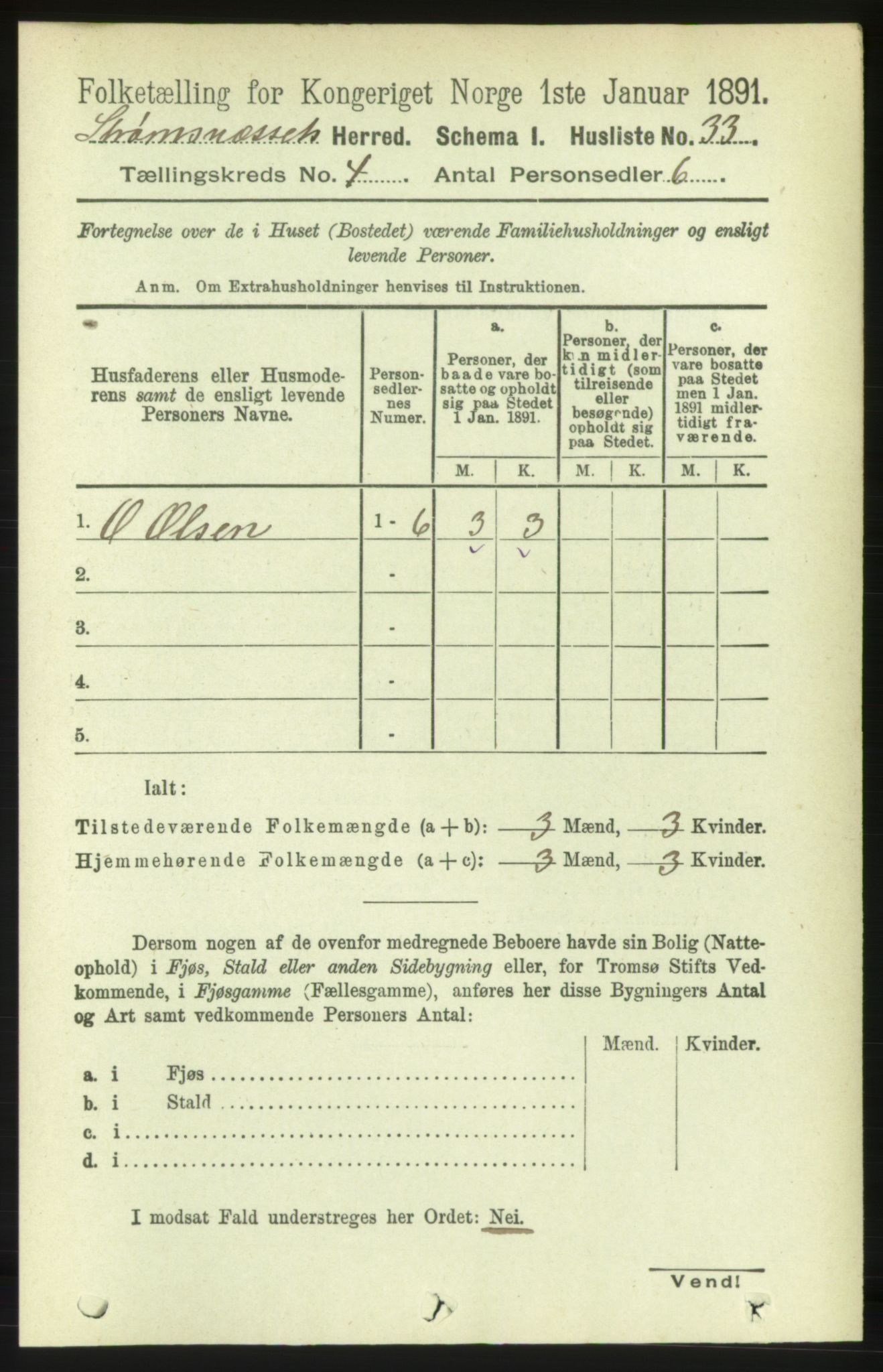 RA, Folketelling 1891 for 1559 Straumsnes herred, 1891, s. 745