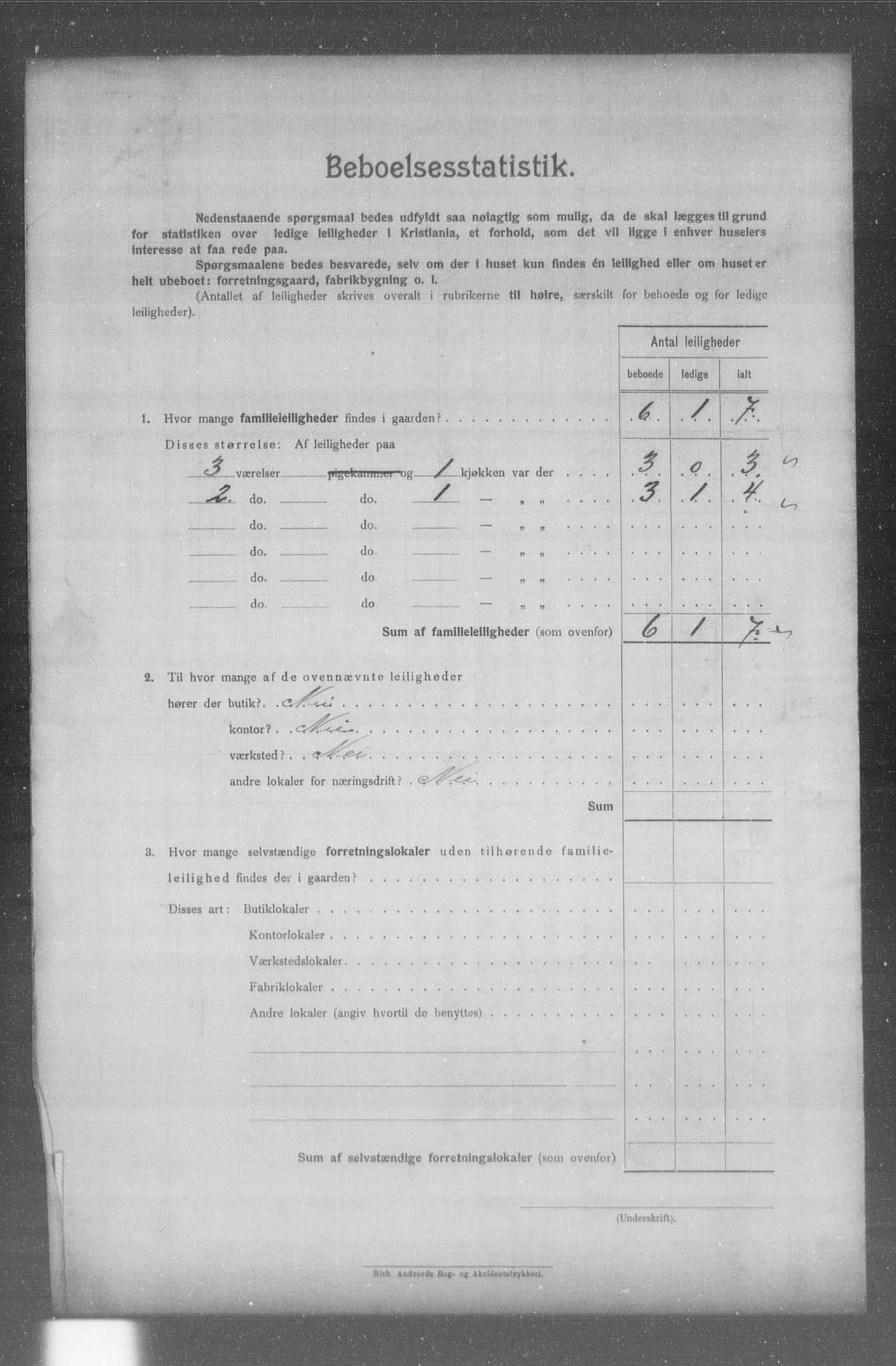 OBA, Kommunal folketelling 31.12.1904 for Kristiania kjøpstad, 1904, s. 7391