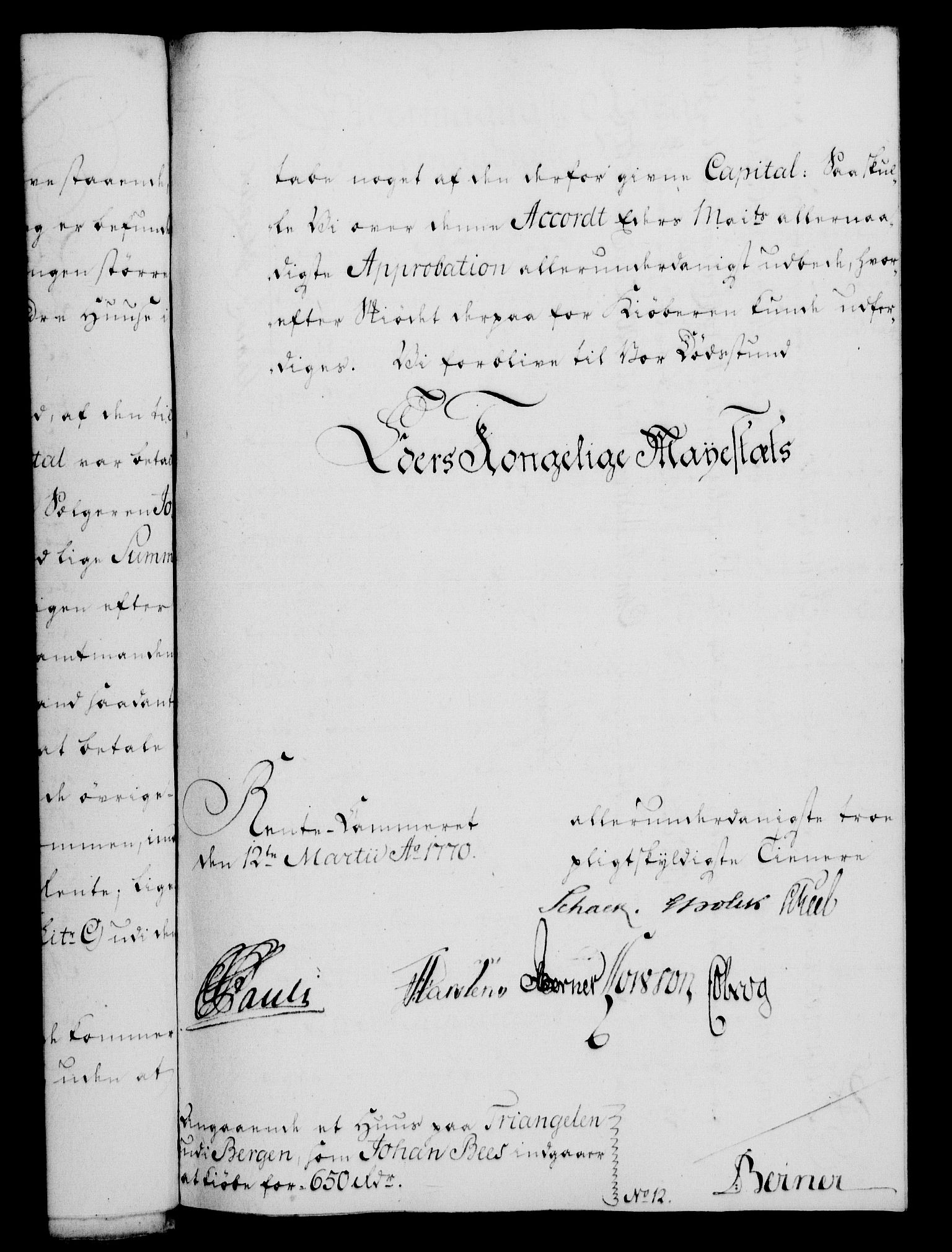 Rentekammeret, Kammerkanselliet, RA/EA-3111/G/Gf/Gfa/L0052: Norsk relasjons- og resolusjonsprotokoll (merket RK 52.52), 1770, s. 113