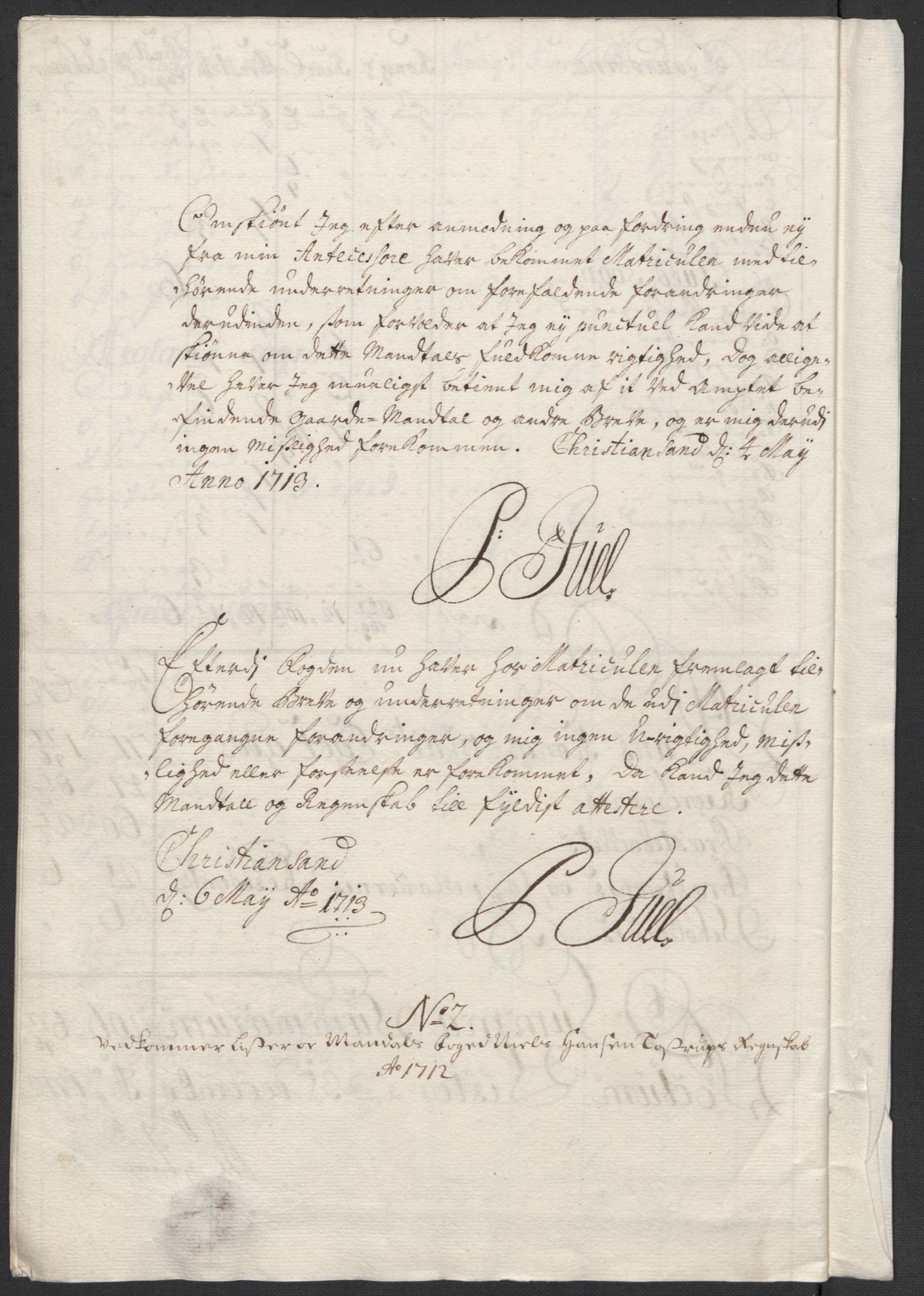 Rentekammeret inntil 1814, Reviderte regnskaper, Fogderegnskap, RA/EA-4092/R43/L2555: Fogderegnskap Lista og Mandal, 1712, s. 28