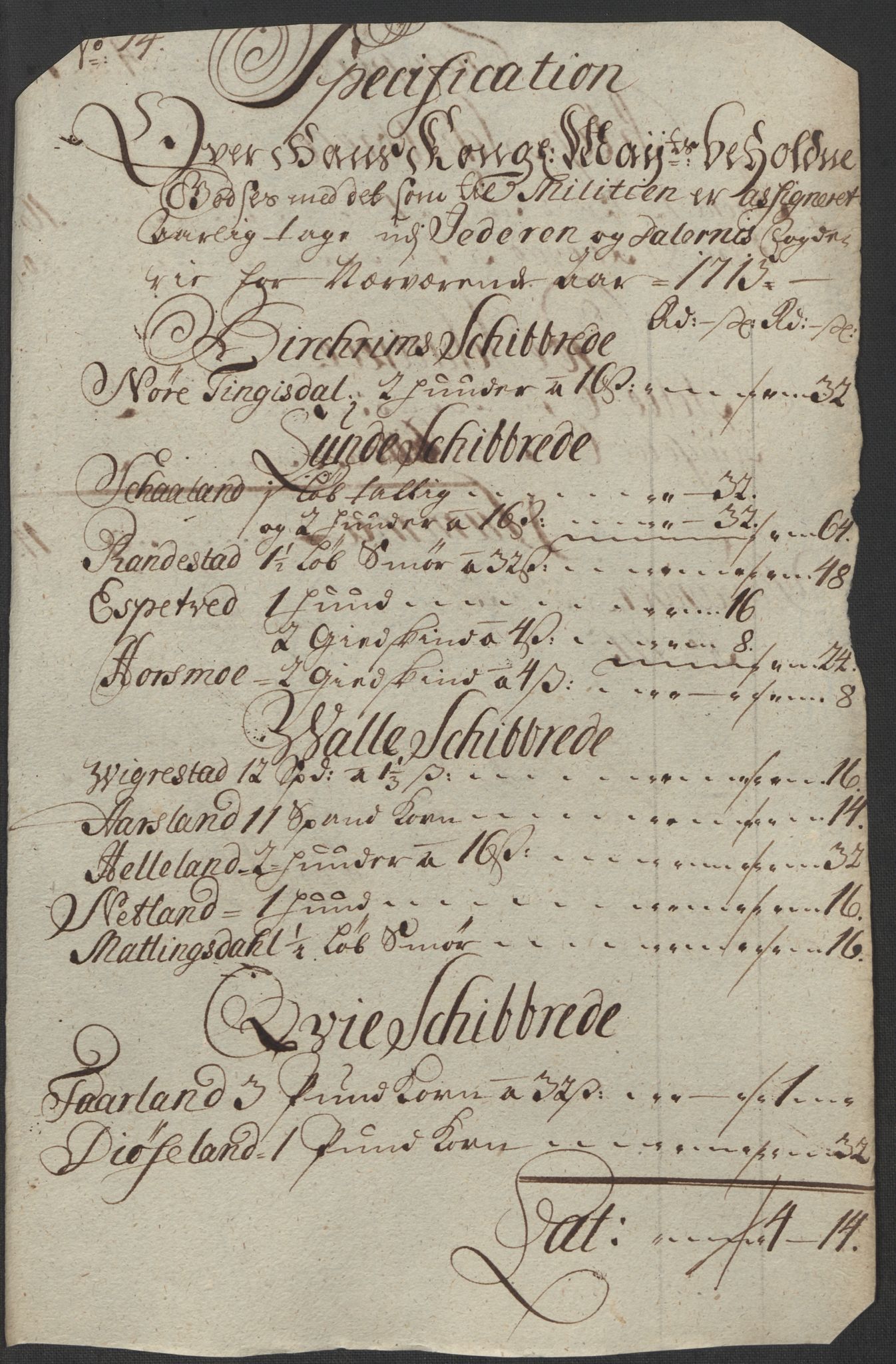 Rentekammeret inntil 1814, Reviderte regnskaper, Fogderegnskap, RA/EA-4092/R46/L2740: Fogderegnskap Jæren og Dalane, 1715-1716, s. 127