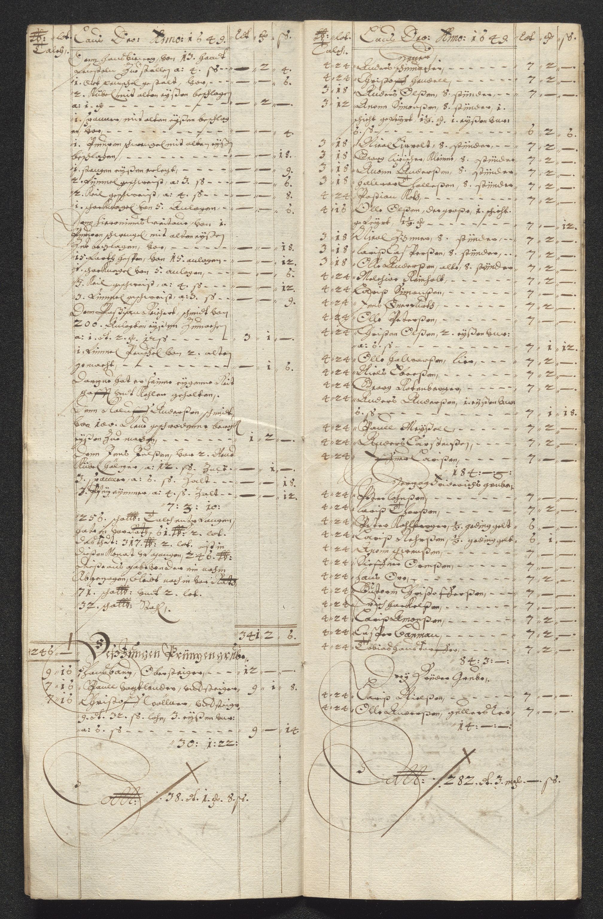 Kongsberg Sølvverk 1623-1816, AV/SAKO-EA-3135/001/D/Dc/Dcd/L0023: Utgiftsregnskap for gruver m.m., 1649, s. 545