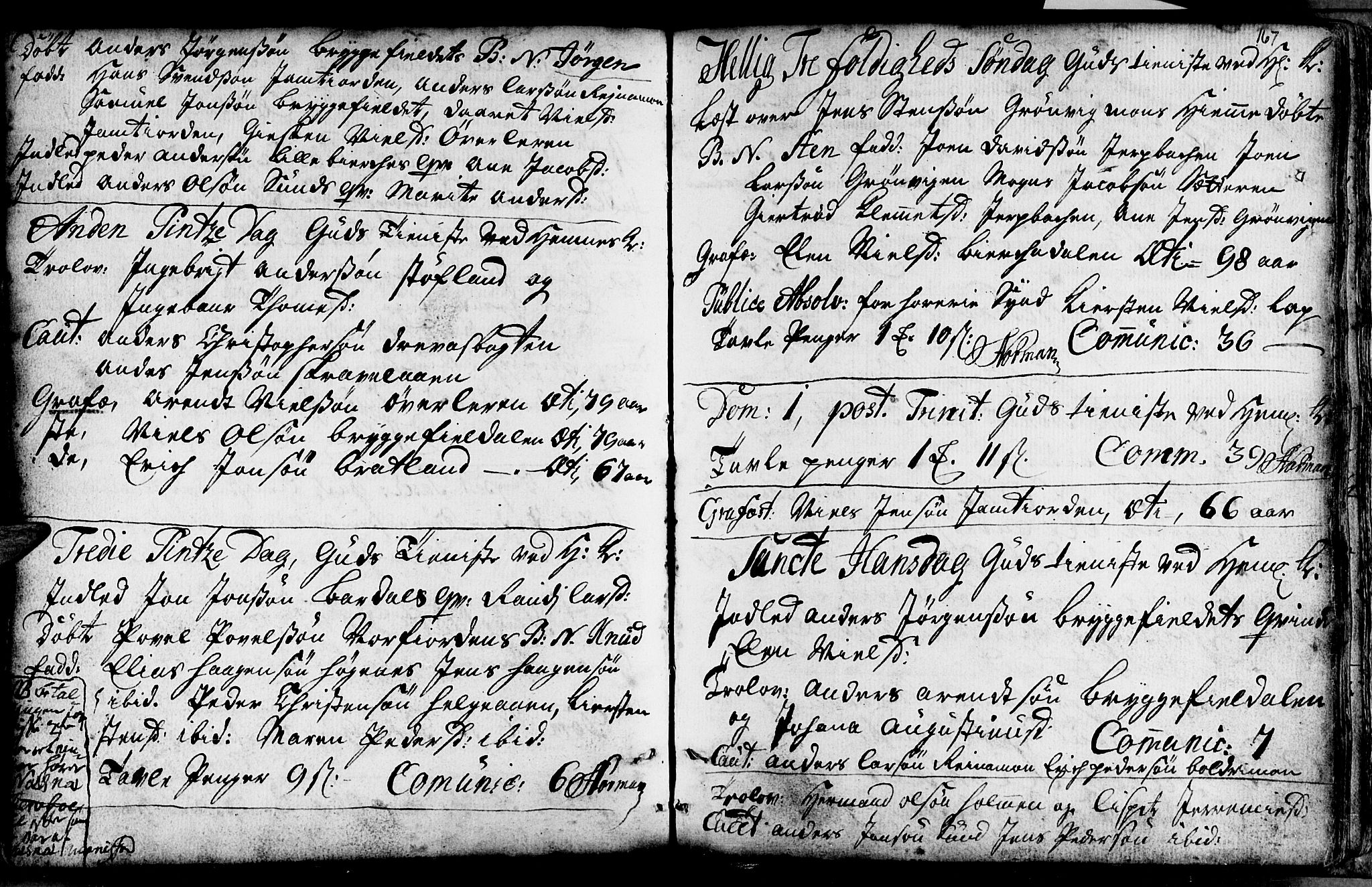 Ministerialprotokoller, klokkerbøker og fødselsregistre - Nordland, AV/SAT-A-1459/825/L0346: Ministerialbok nr. 825A02, 1729-1748, s. 167