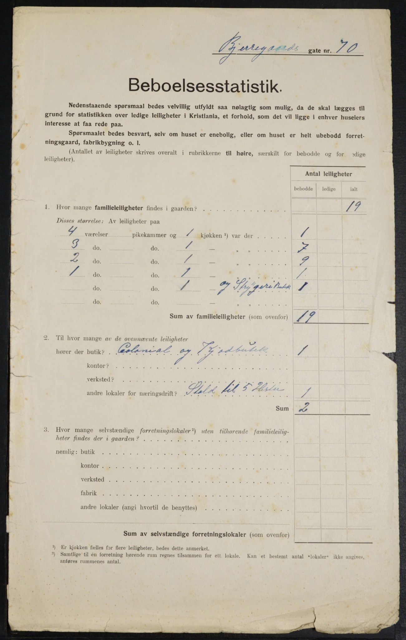 OBA, Kommunal folketelling 1.2.1914 for Kristiania, 1914, s. 6417