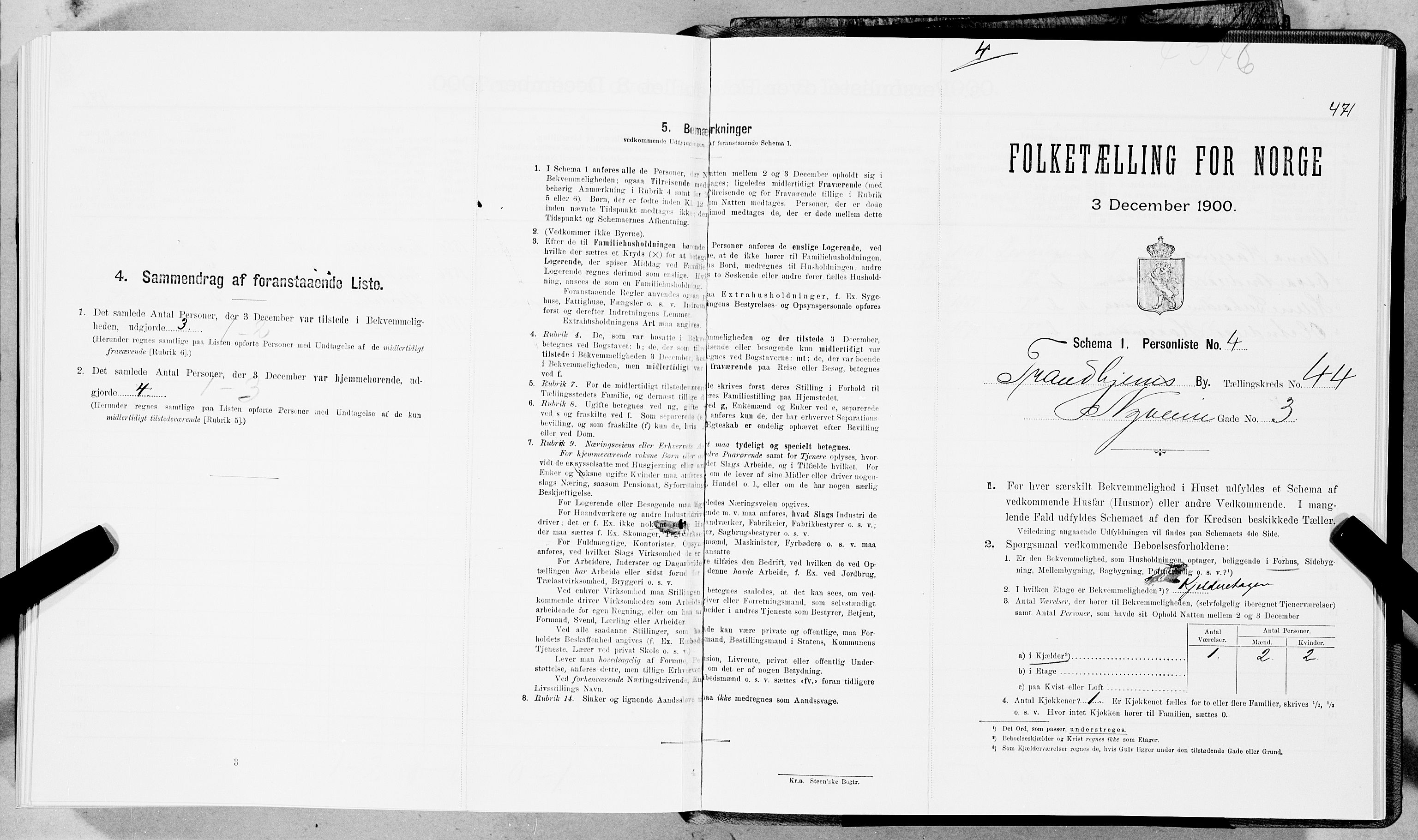 SAT, Folketelling 1900 for 1601 Trondheim kjøpstad, 1900, s. 7221