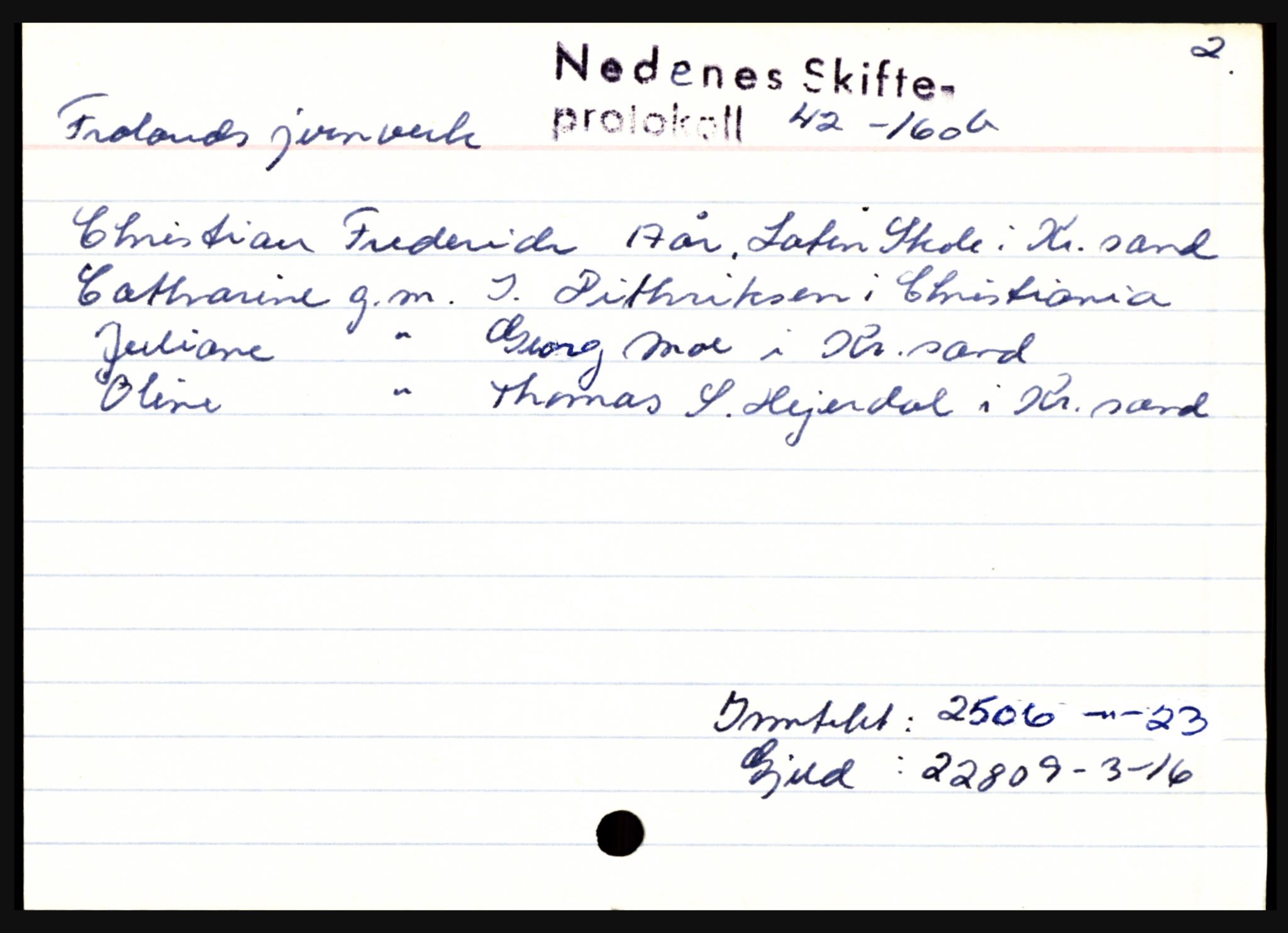 Nedenes sorenskriveri før 1824, AV/SAK-1221-0007/H, s. 7877