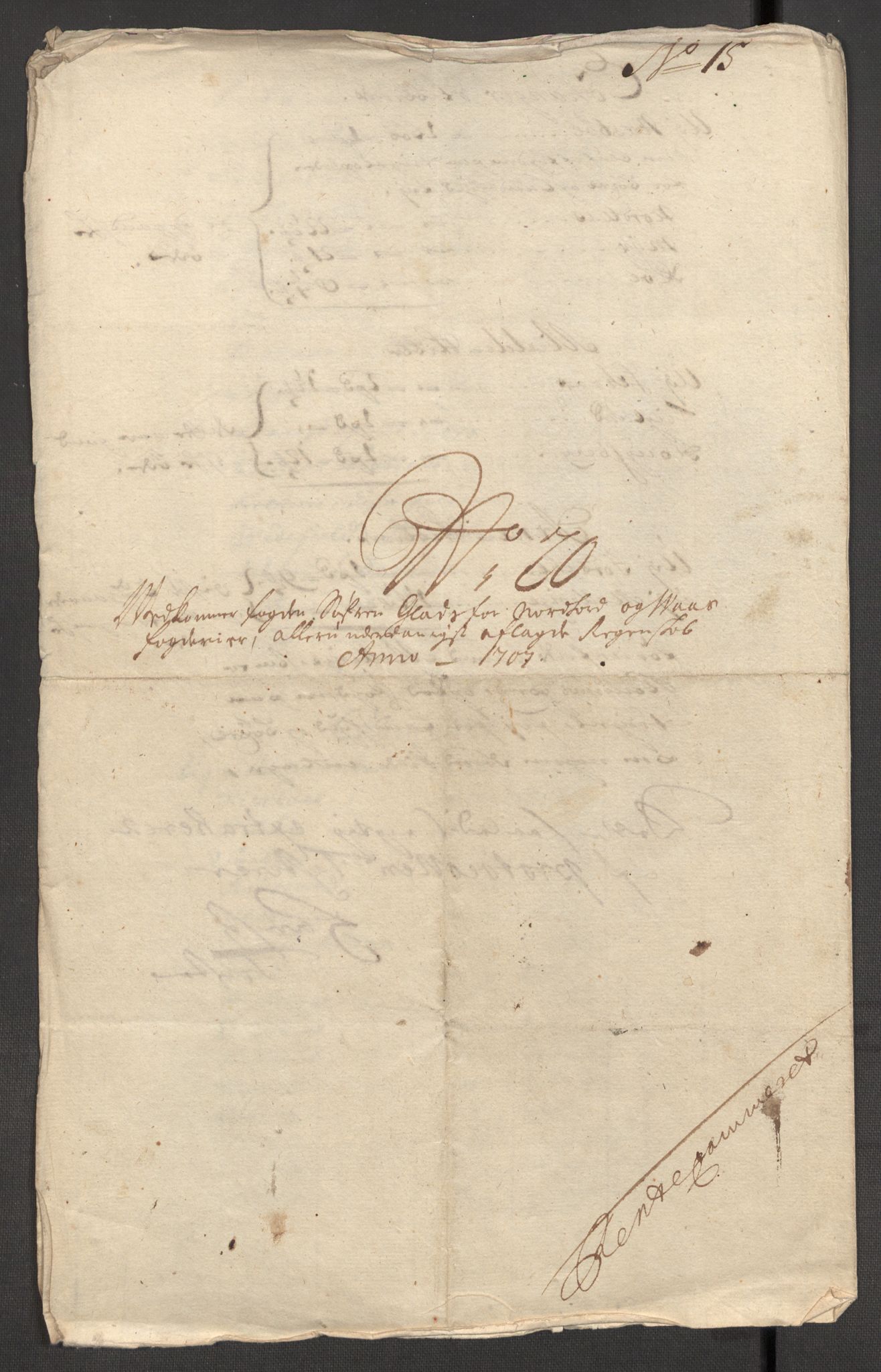 Rentekammeret inntil 1814, Reviderte regnskaper, Fogderegnskap, AV/RA-EA-4092/R51/L3188: Fogderegnskap Nordhordland og Voss, 1706-1707, s. 138