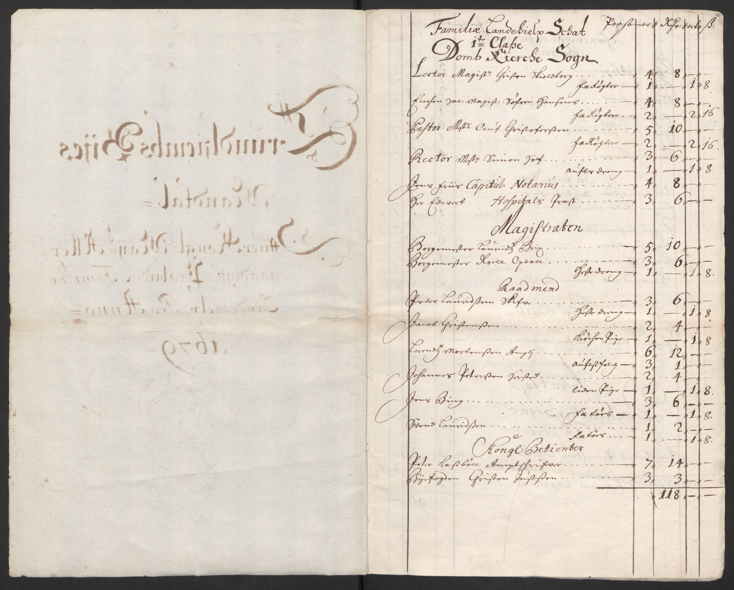 Rentekammeret inntil 1814, Reviderte regnskaper, Byregnskaper, AV/RA-EA-4066/R/Rs/L0504: [S1] Kontribusjonsregnskap, 1631-1684, s. 302