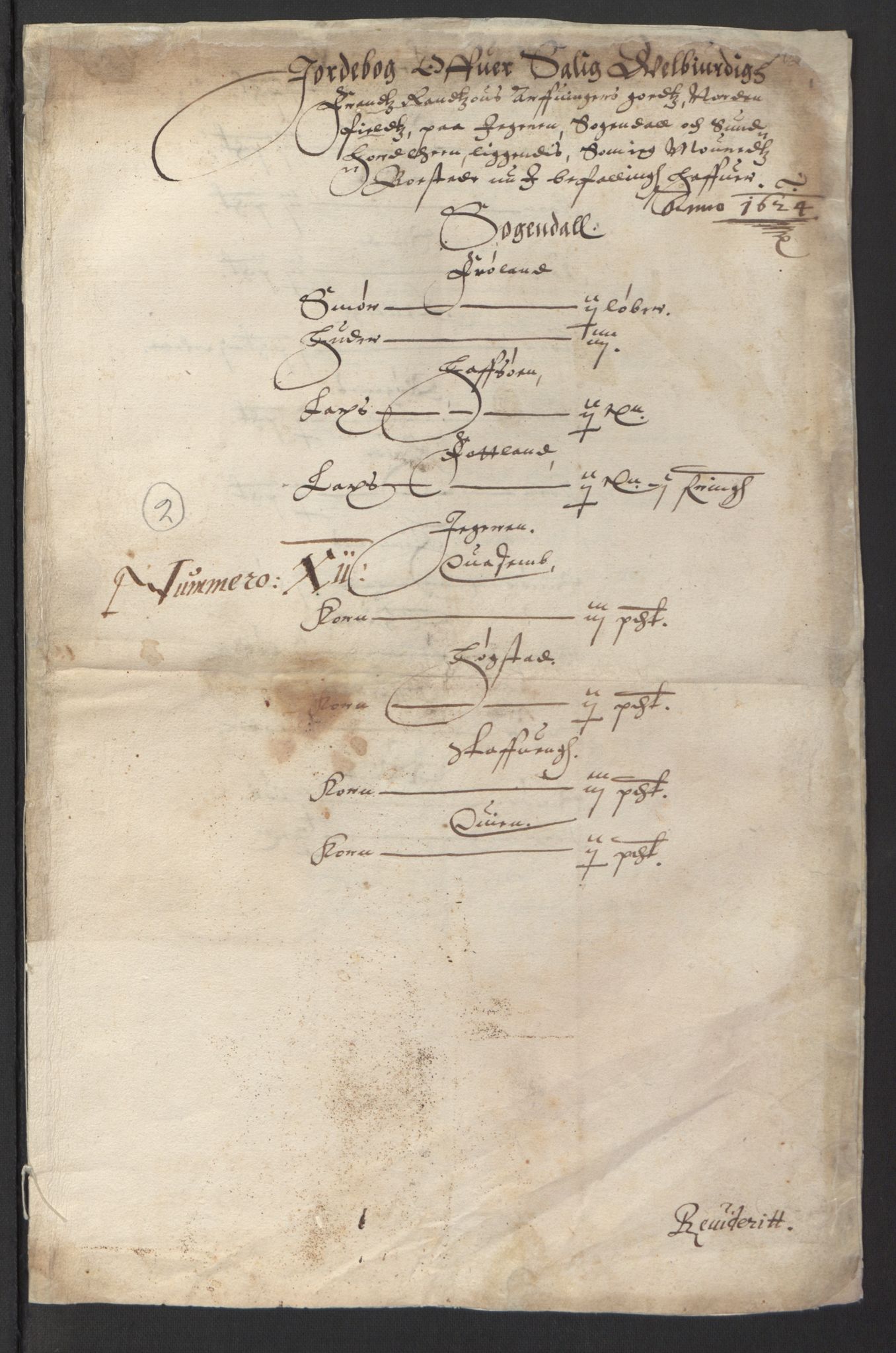 Stattholderembetet 1572-1771, AV/RA-EA-2870/Ek/L0007/0001: Jordebøker til utlikning av rosstjeneste 1624-1626: / Adelsjordebøker, 1624-1625, s. 298