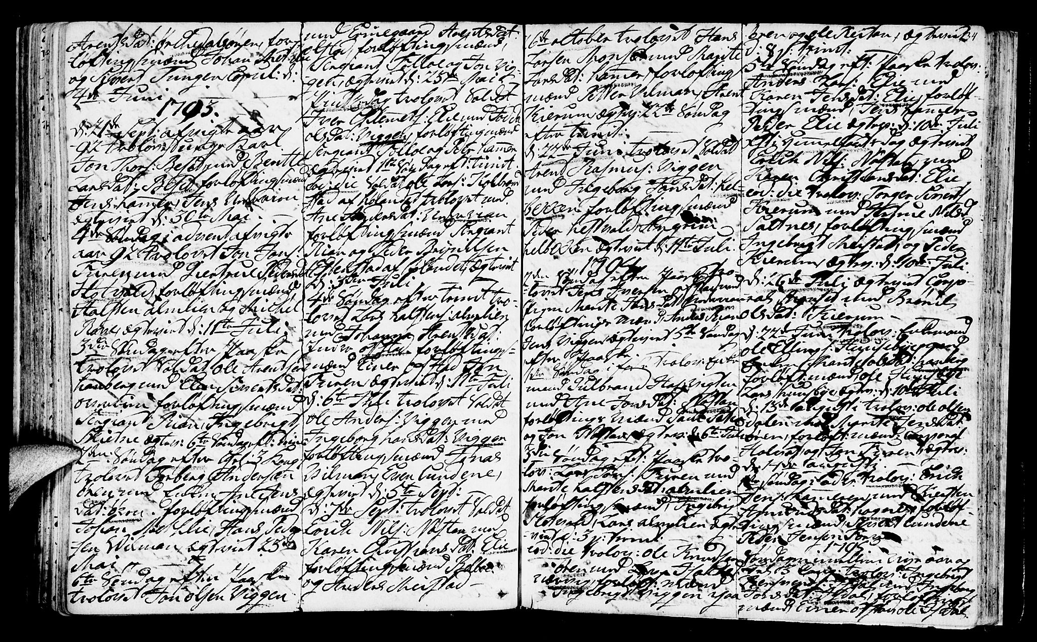 Ministerialprotokoller, klokkerbøker og fødselsregistre - Sør-Trøndelag, AV/SAT-A-1456/665/L0768: Ministerialbok nr. 665A03, 1754-1803, s. 134