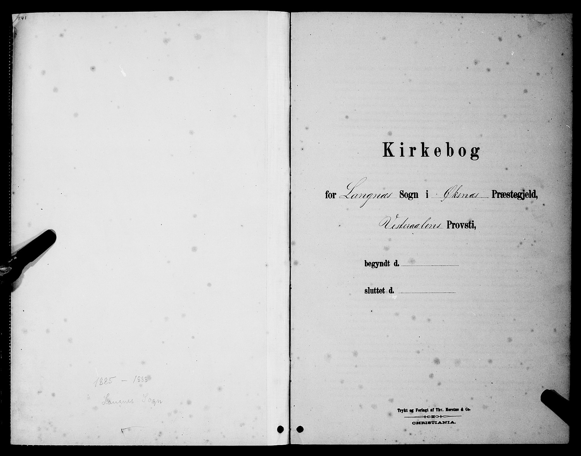 Ministerialprotokoller, klokkerbøker og fødselsregistre - Nordland, AV/SAT-A-1459/894/L1360: Klokkerbok nr. 894C03, 1885-1888