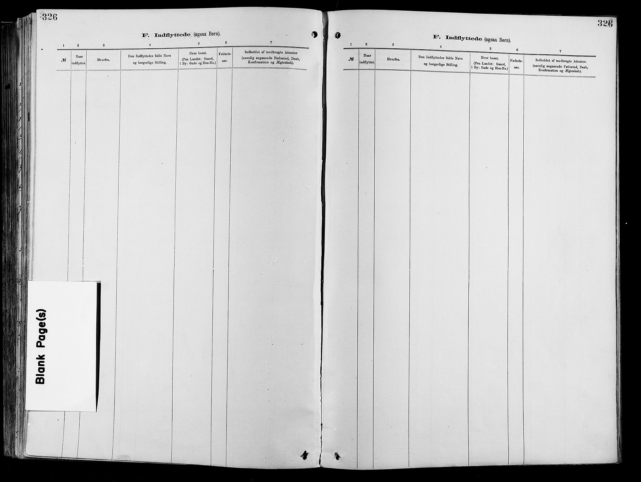 Garnisonsmenigheten Kirkebøker, SAO/A-10846/F/Fa/L0012: Ministerialbok nr. 12, 1880-1893, s. 326
