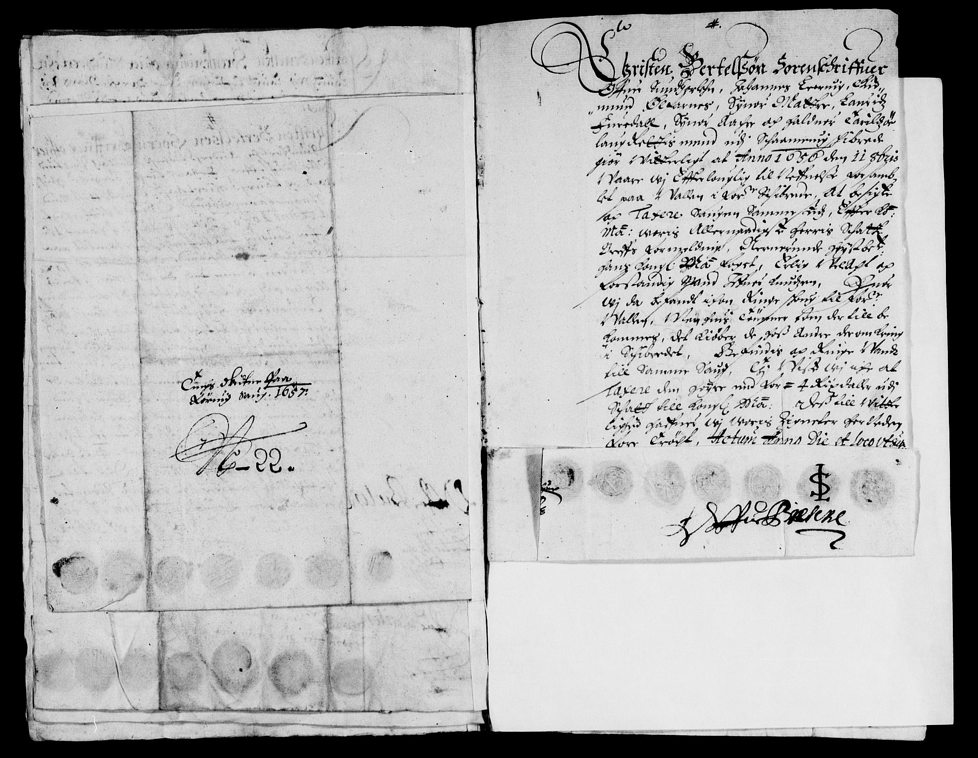 Rentekammeret inntil 1814, Reviderte regnskaper, Lensregnskaper, RA/EA-5023/R/Rb/Rbt/L0134: Bergenhus len, 1656-1657