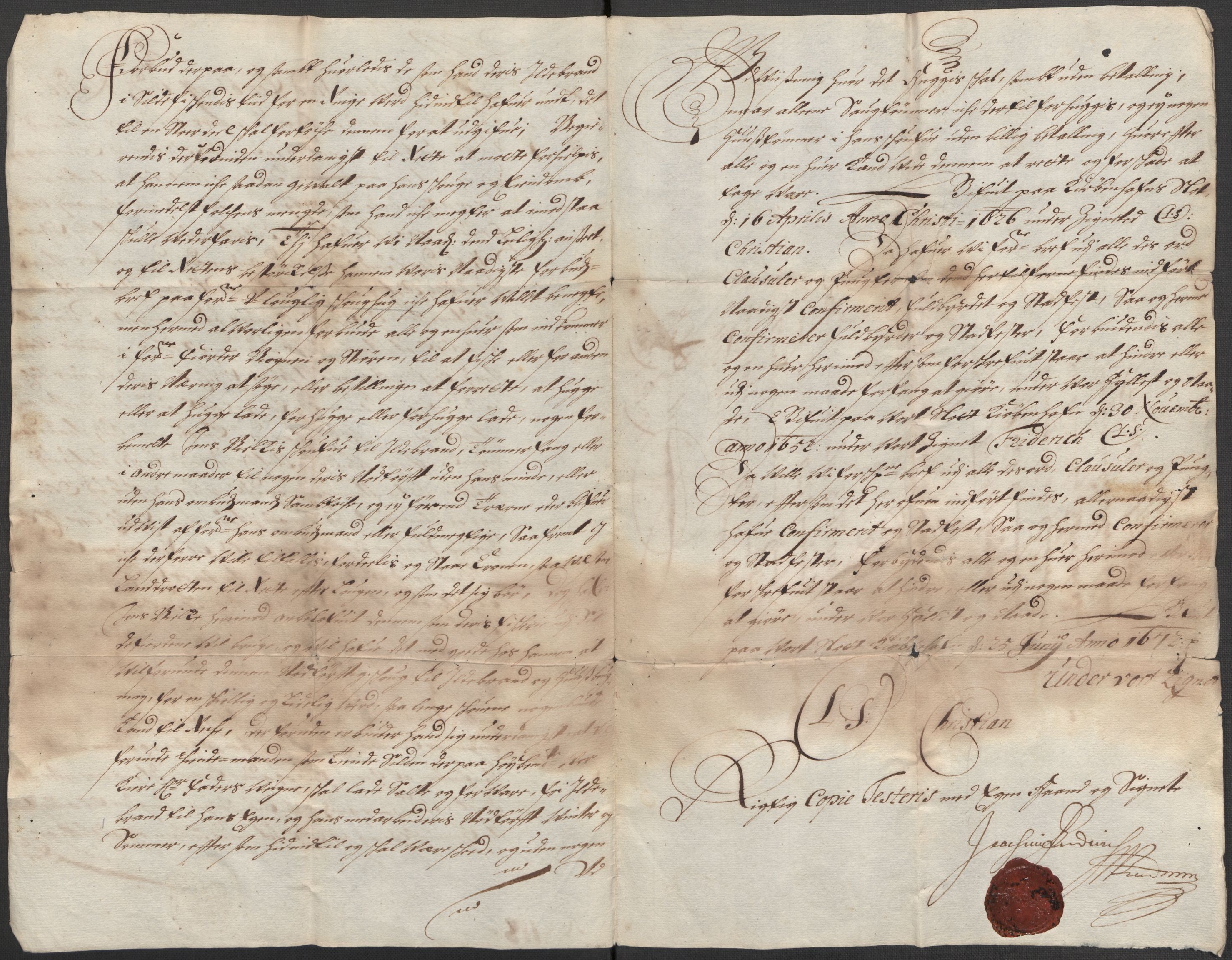 Riksarkivets diplomsamling, RA/EA-5965/F12/L0008: Pk. 8 (II), 1602-1704, s. 129