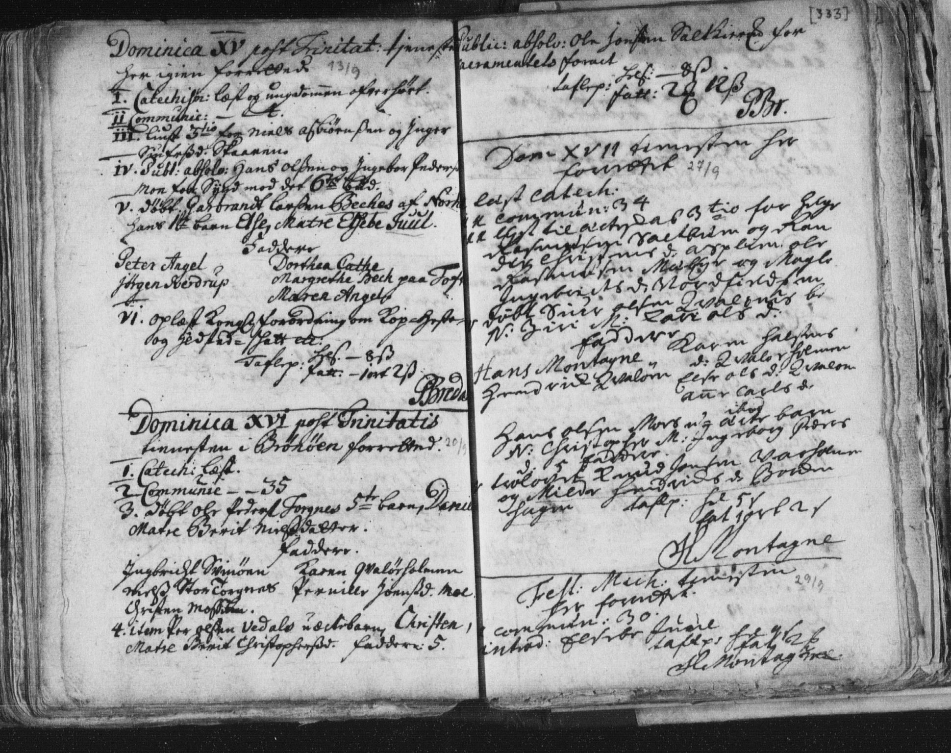 Ministerialprotokoller, klokkerbøker og fødselsregistre - Nordland, AV/SAT-A-1459/813/L0192: Ministerialbok nr. 813A02, 1677-1718, s. 333