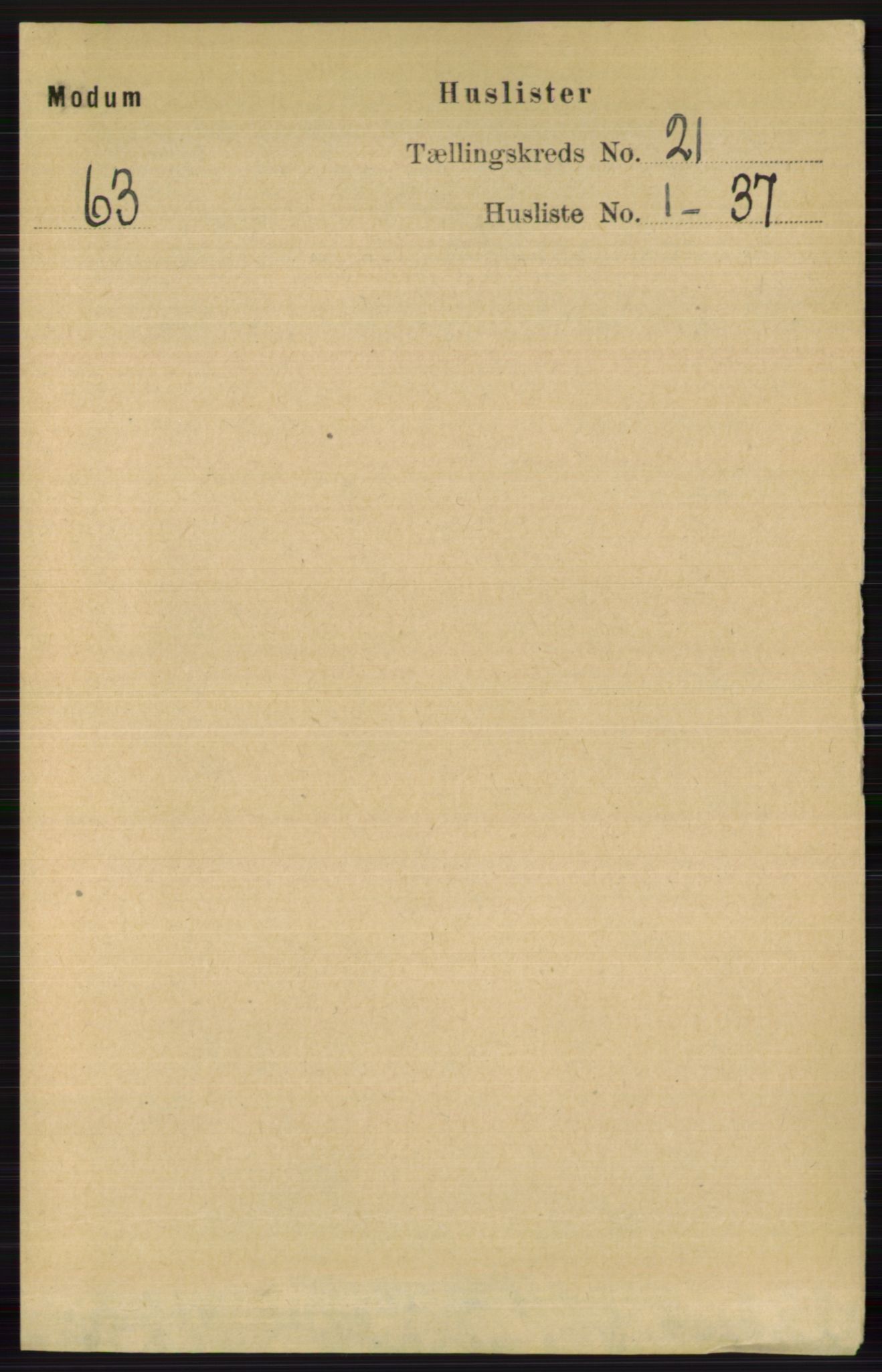 RA, Folketelling 1891 for 0623 Modum herred, 1891, s. 8062