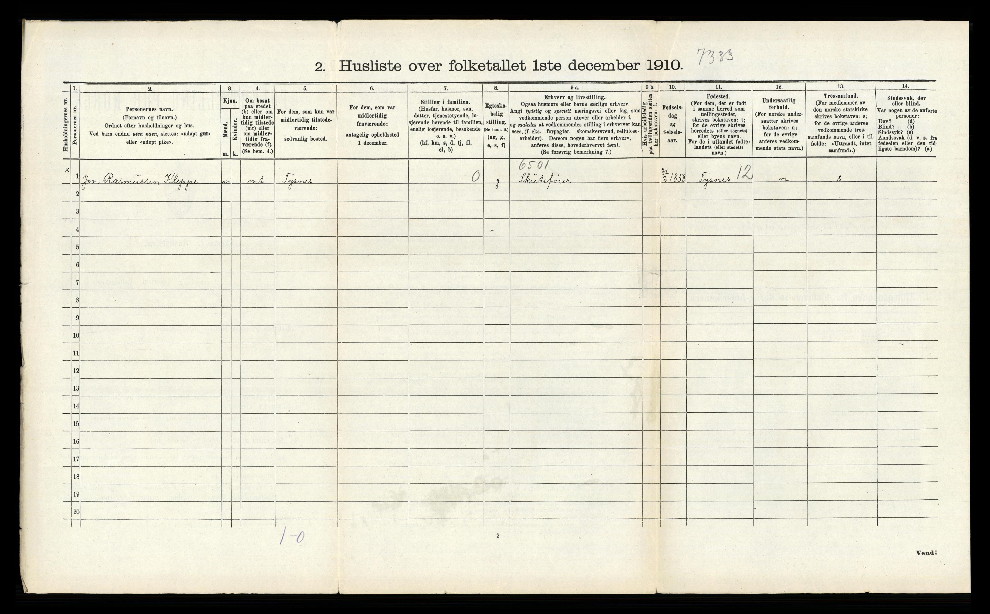 RA, Folketelling 1910 for 1249 Fana herred, 1910, s. 508