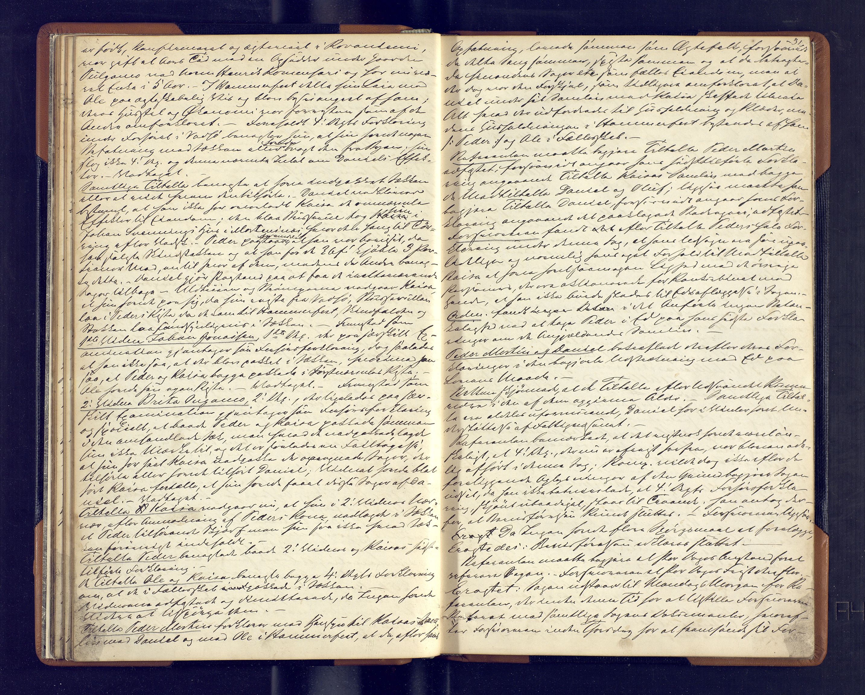 Varanger fogderi-sorenskriveri/Tana og Varanger sorenskriveri, AV/SATØ-S-0059/1/K/Ka/Kab/L0263: Ekstrarettsprotokoller. 2. serie. (F), 1869-1875, s. 30-31