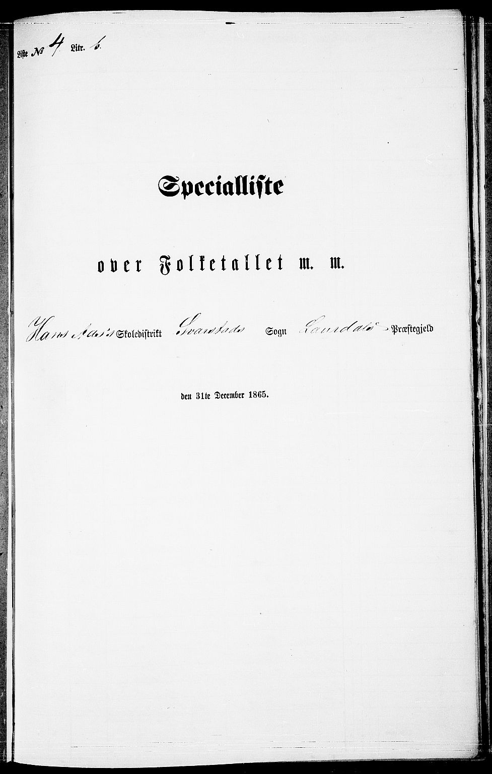 RA, Folketelling 1865 for 0728P Lardal prestegjeld, 1865, s. 86