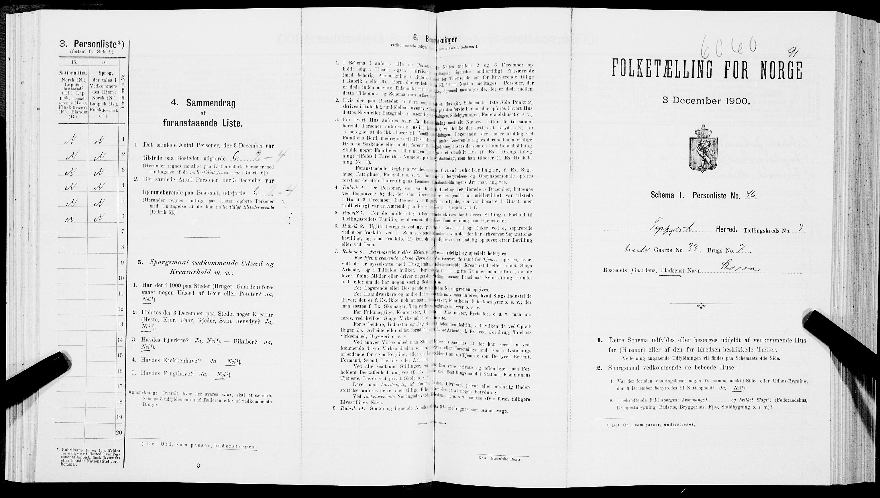 SAT, Folketelling 1900 for 1850 Tysfjord herred, 1900, s. 387